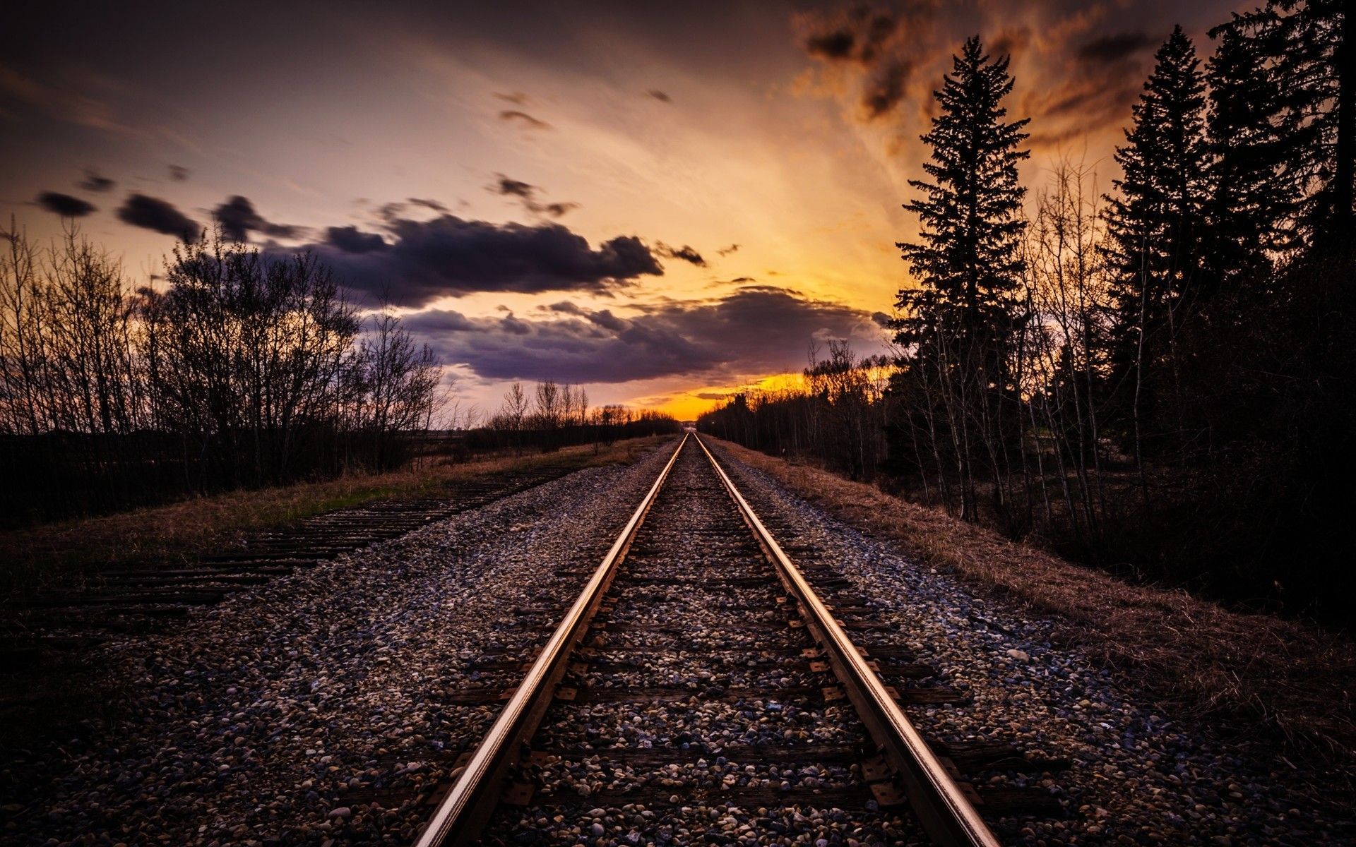 Spring Sunset Wallpaper