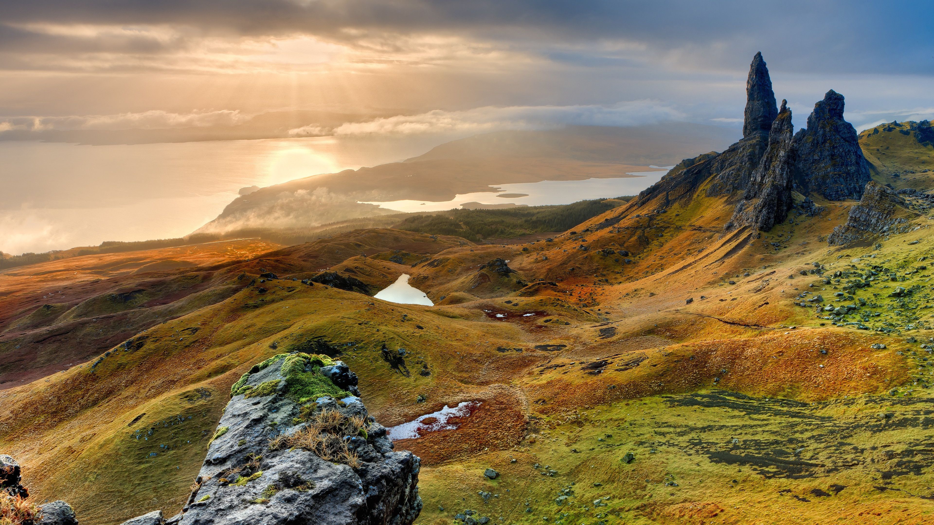 Scottish Highlands Mountain In The United Kingdom Mountain Region In Northwest Scotland Wallpaper High Resolution For Android iPhone And Computers 3840x2160, Wallpaper13.com