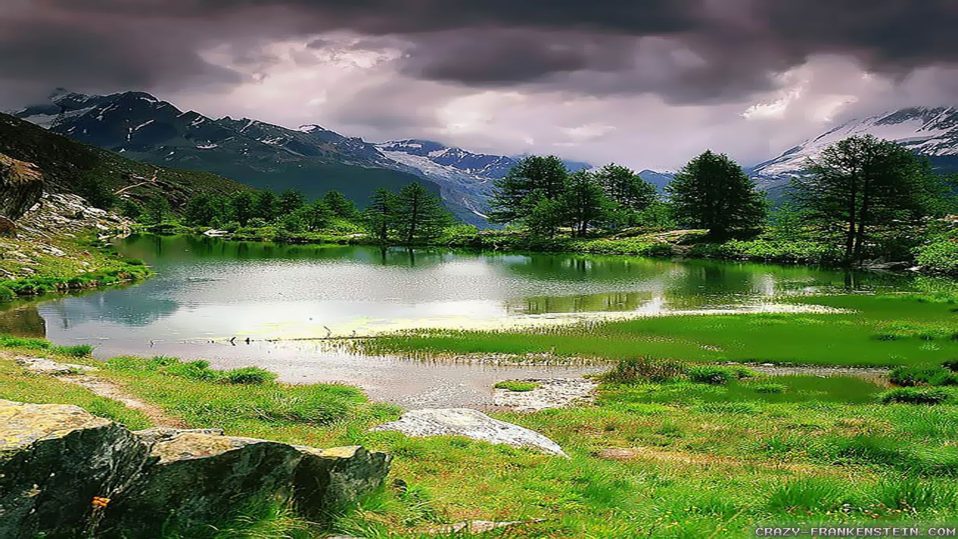 Rainy Spring Day Background Wallpaper & Background Download