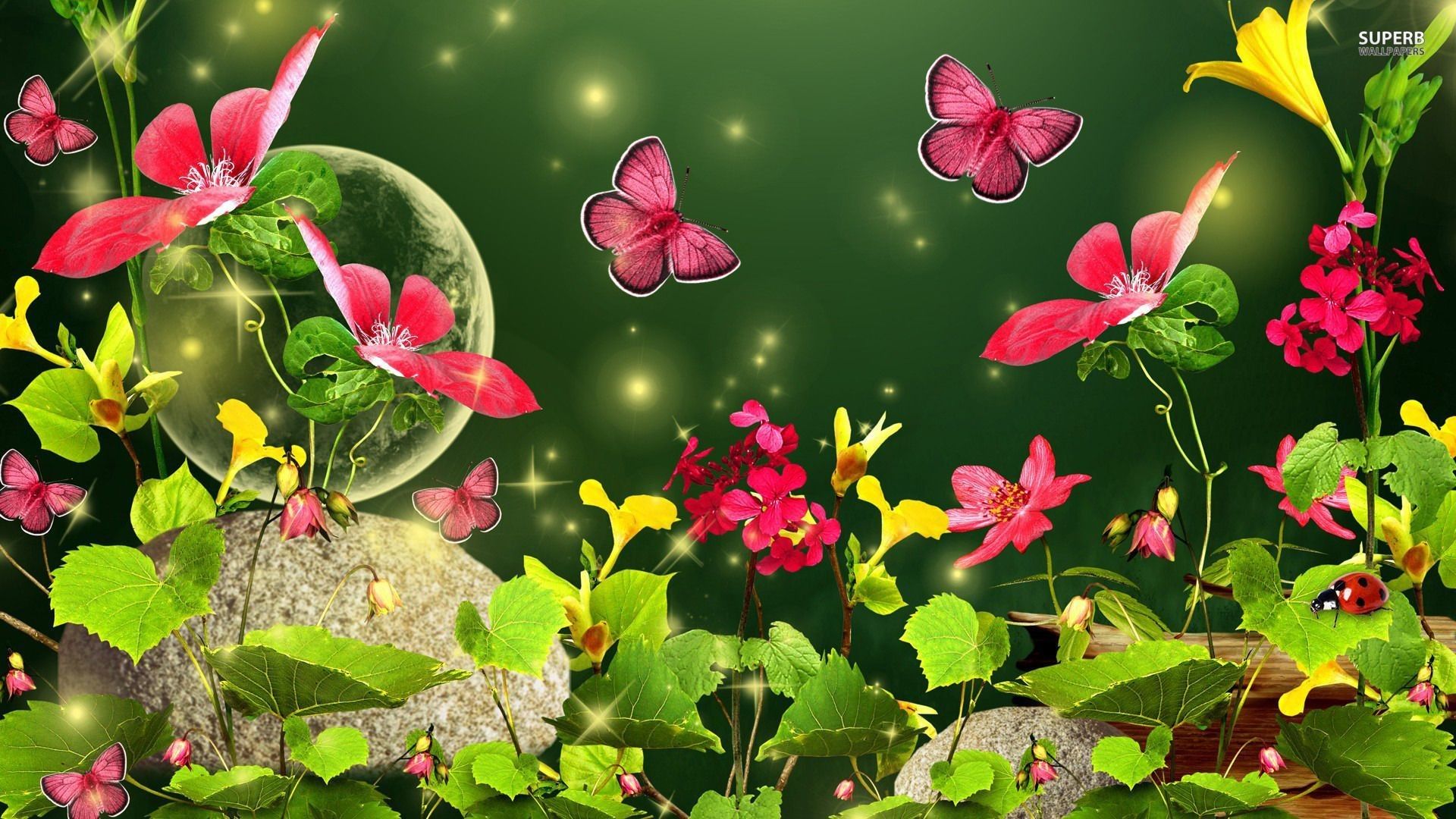 1920x Spring Butterfly Wallpaper HD Wallpaper Free Spring Background