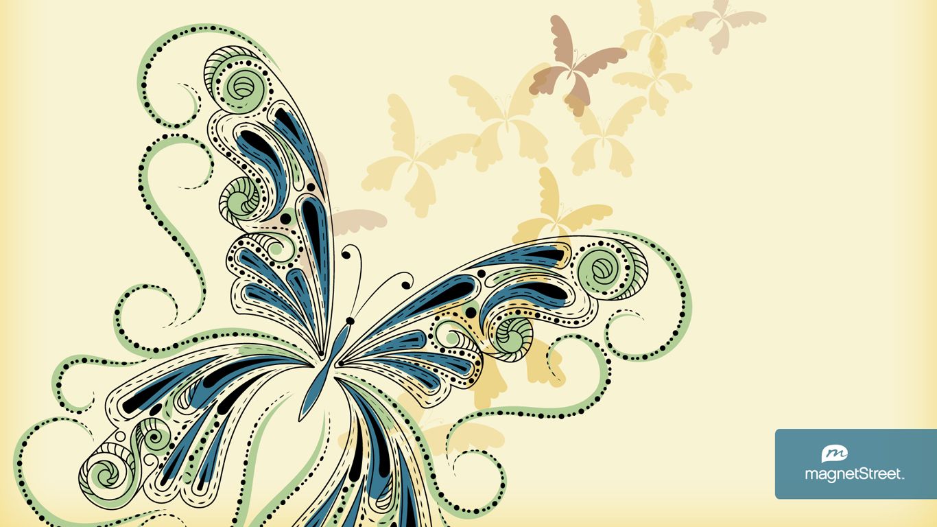 Freebie Friday: Spring Butterflies. Magnetstreet Wedding Blog