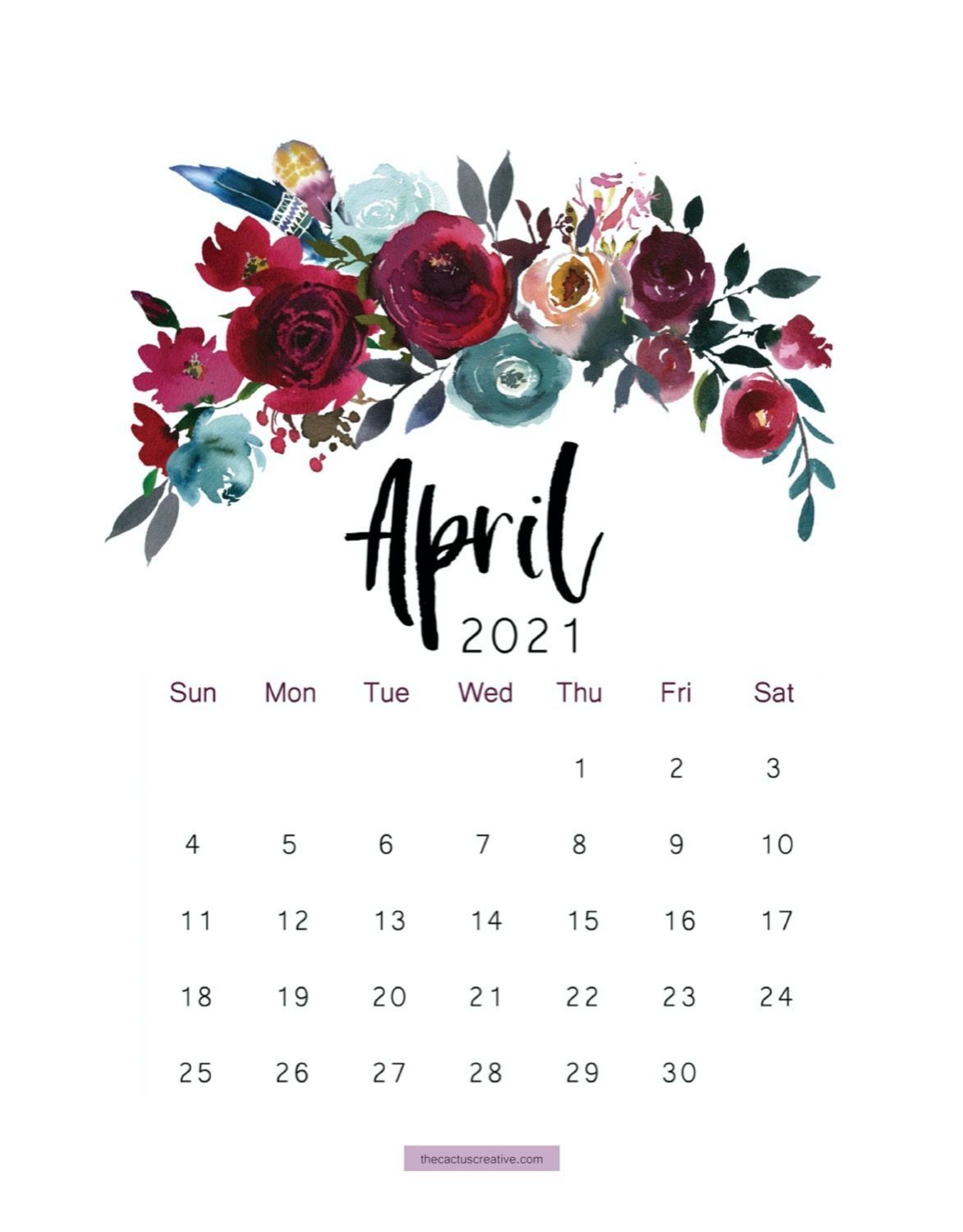 April 2021 Calendar Wallpaper Free April 2021 Calendar Background