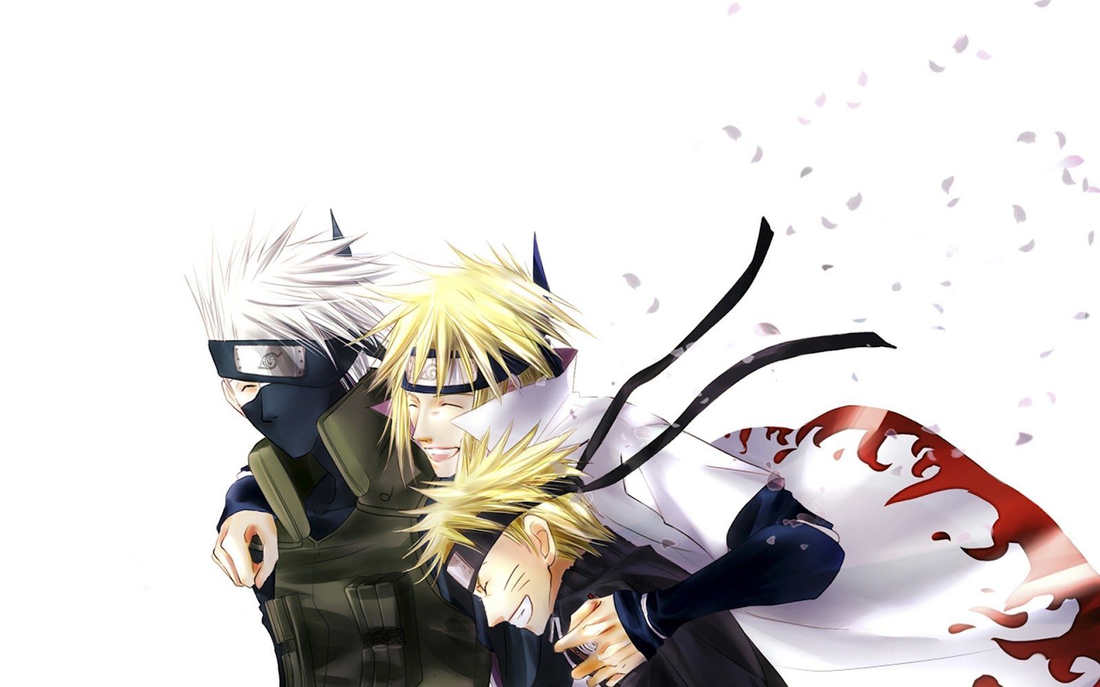 Naruto Uzumaki Minato Namikaze Kakashi Hatake Naruto Shippudent. Naruto wallpaper, Kakashi hatake hokage, Best naruto wallpaper