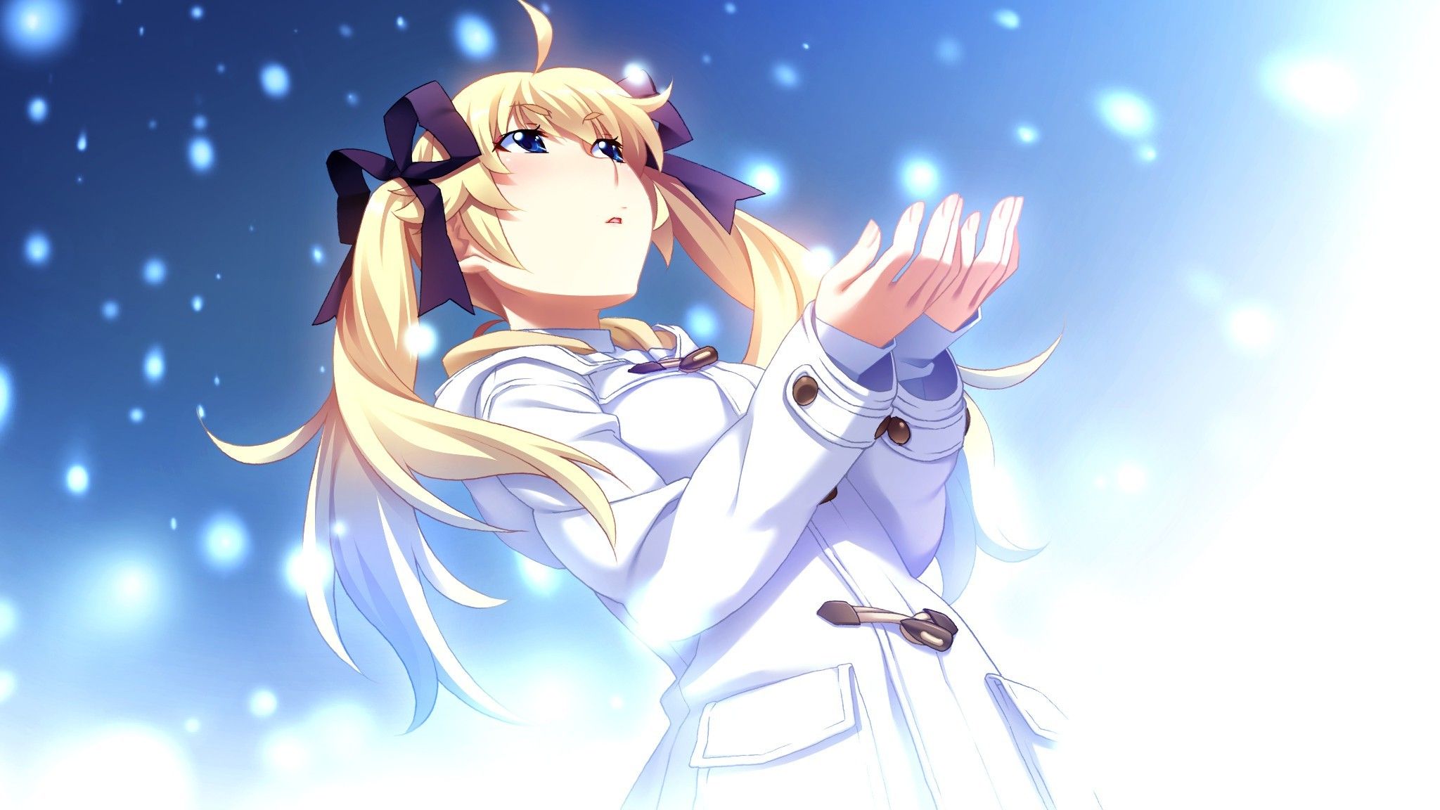 anime, Visual Novel, Blonde, Twintails, Artwork, Anime Girls, Grisaia No Kajitsu, Matsushima Michiru Wallpaper HD / Desktop and Mobile Background