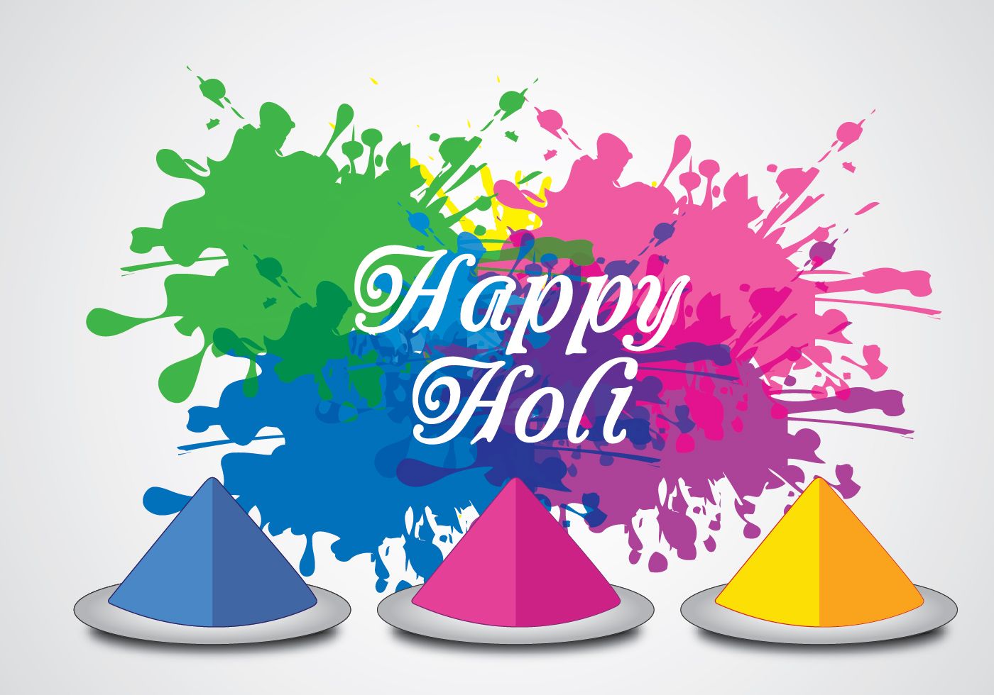 Happy Holi Background Vector Free Vectors, Clipart Graphics & Vector Art