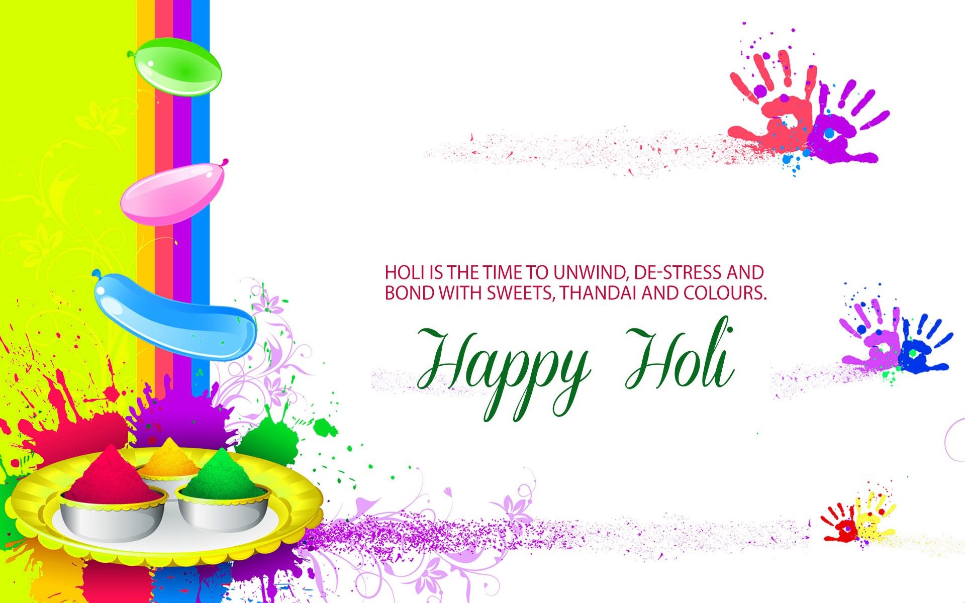Wonderful Happy Holi Image, Picture, Wallpaper, Pics to share to celebrate the Occasion
