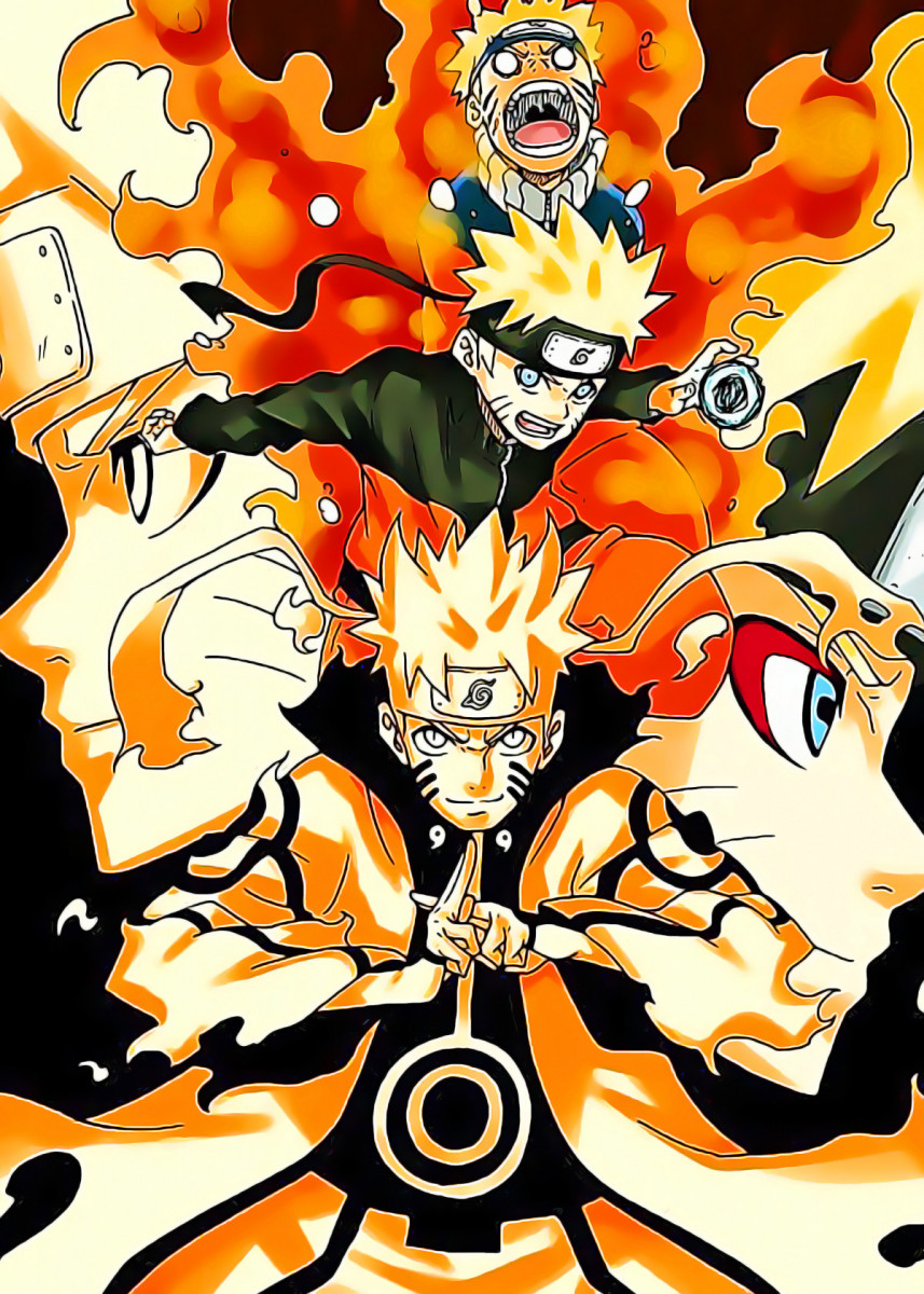 Naruto Anime & Manga Poster Print. metal posters. Anime naruto, Naruto shippuden anime, Naruto uzumaki