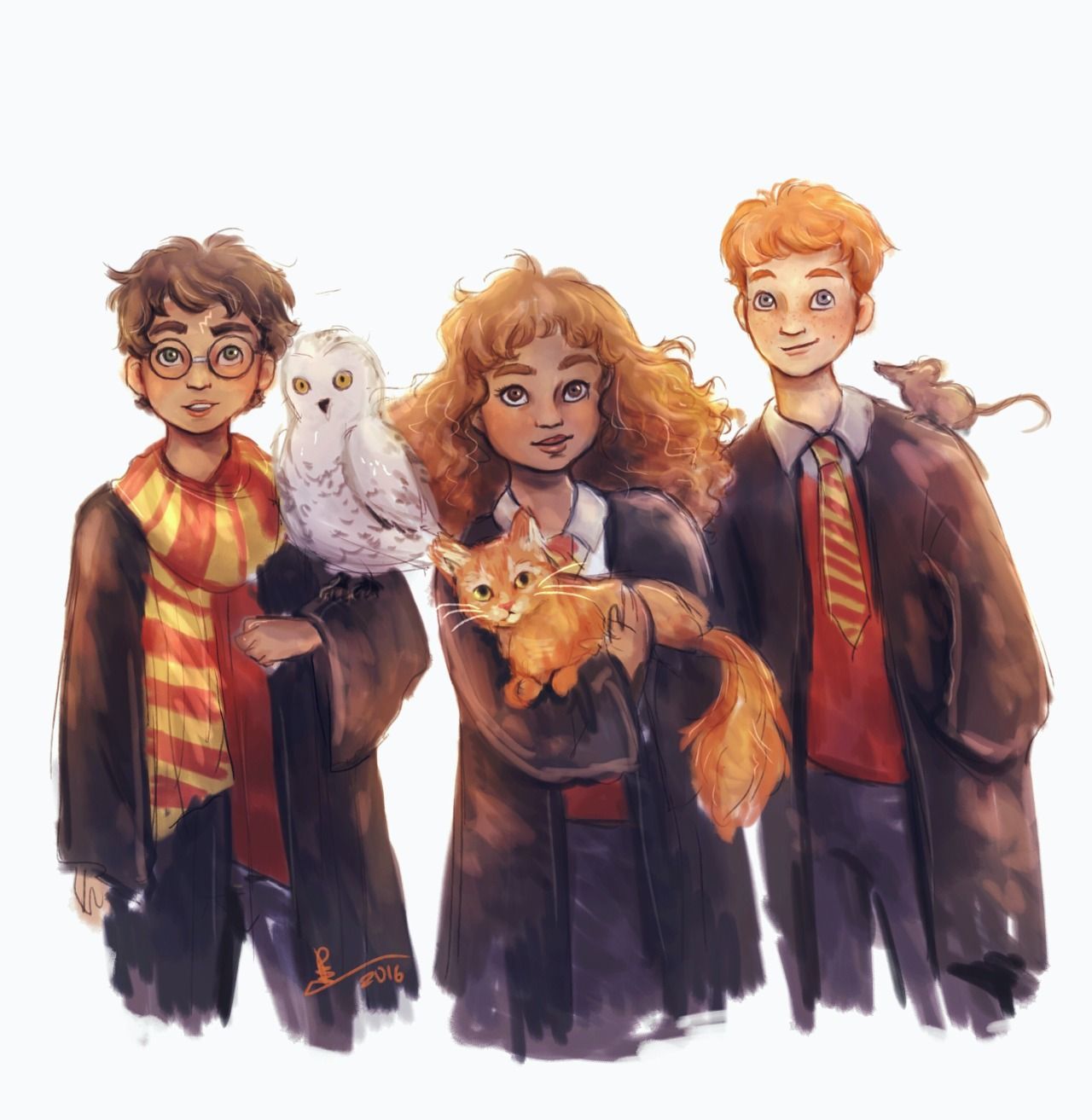 the golden trio!. Harry potter drawings, Harry potter characters, Harry potter picture
