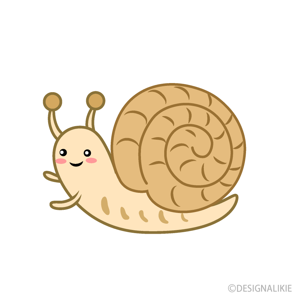 Cute Snail Clipart Free PNG Image｜Illustoon