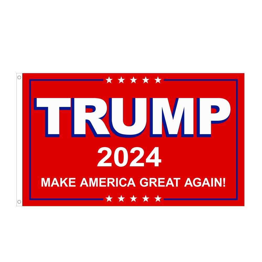 Amazon.com, NICHARY Trump 2024 President Flags Keep America Great Flag 3x5 ft with Brass Grommets MAGA