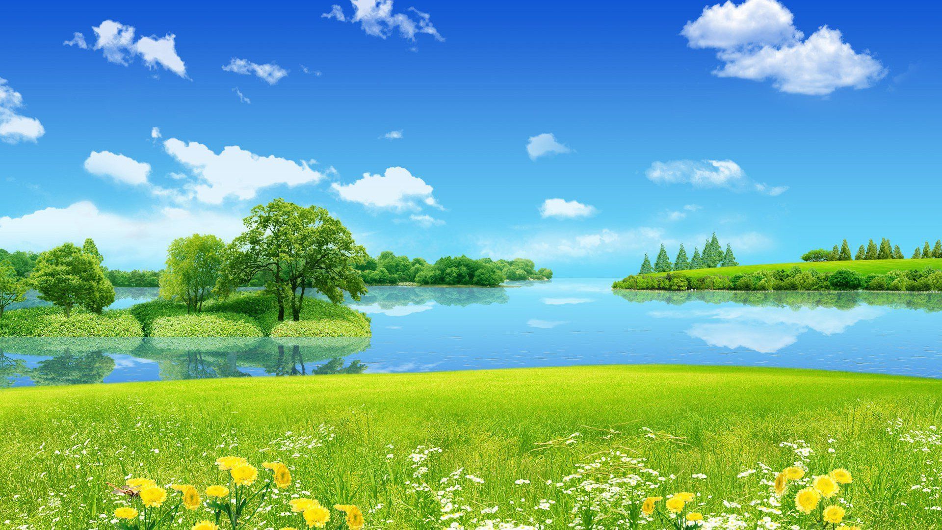 Sunny Spring Day Wallpaper. Beautiful nature wallpaper hd, Nature wallpaper, Nature photography