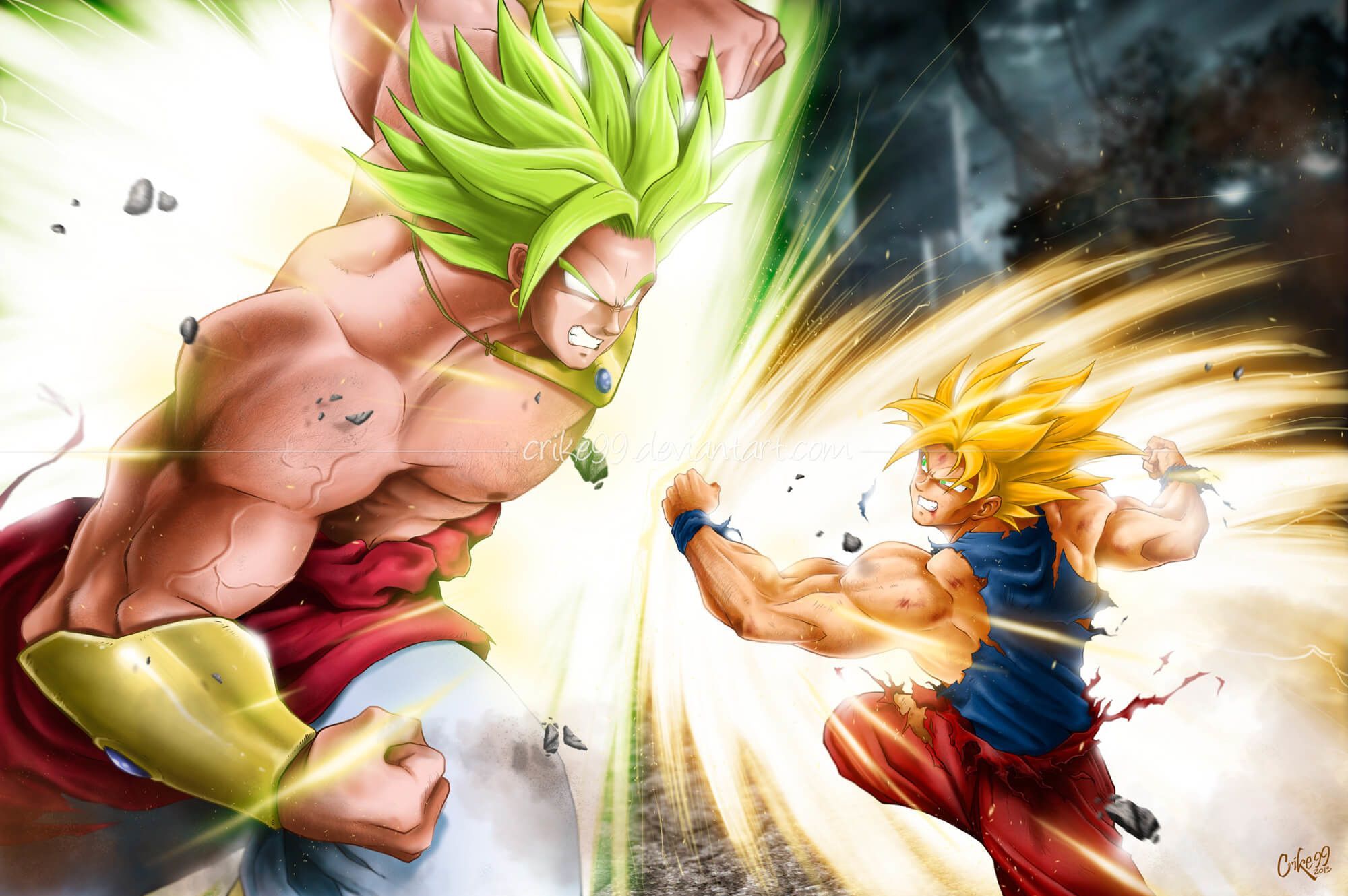 Goku vs Broly Wallpaper Free Goku vs Broly Background