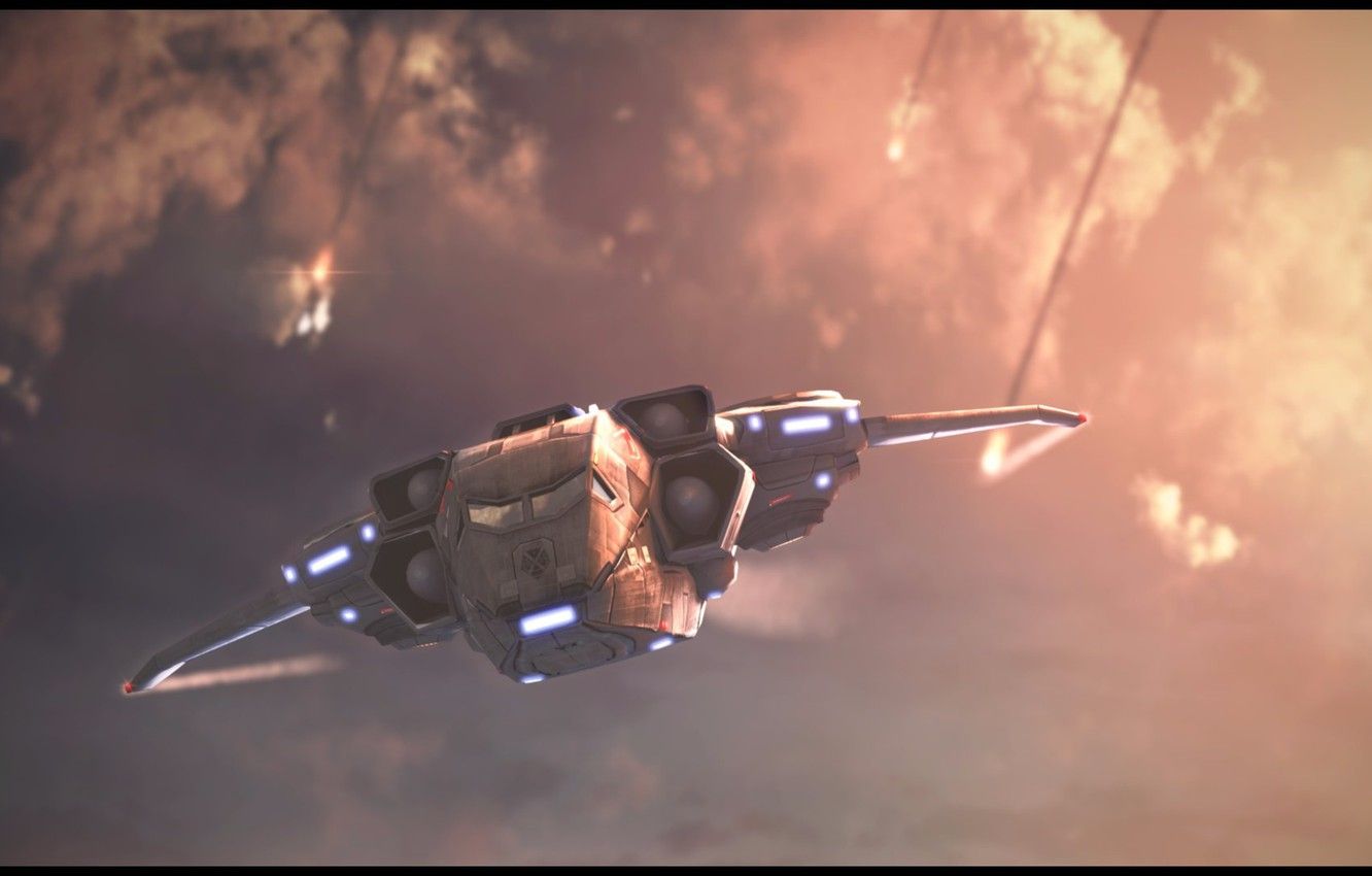 Wallpaper flight, jet, xcom, xcom: enemy unknown, xcom: enemy within, dropship image for desktop, section игры
