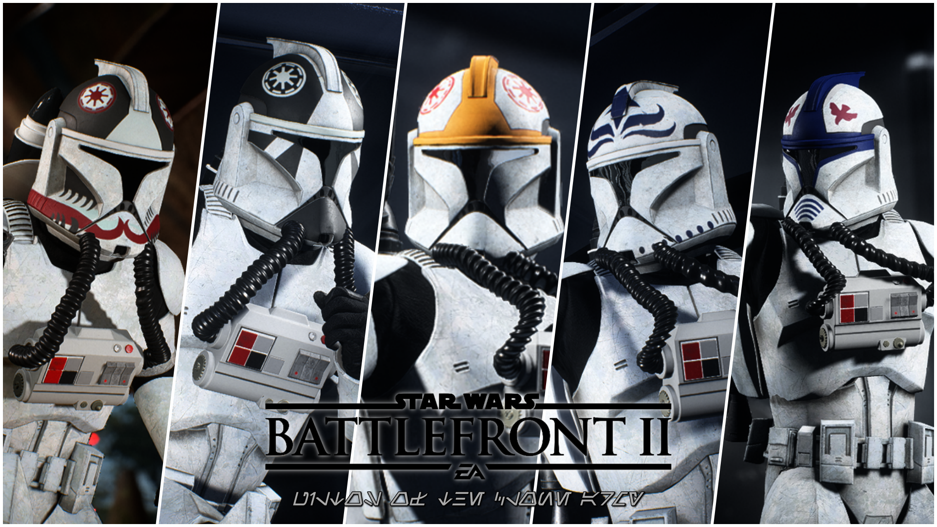 New week, new mod! This time I updated an older mod that features the best clone pilots from the clone army. Odd Ball, Hawk, Matchstick, shadow 12 and Axe