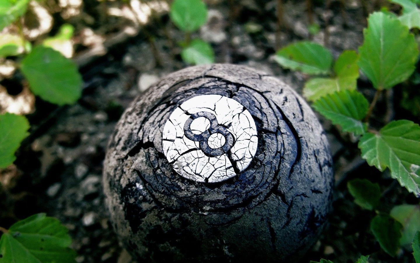 billiards, Billiard balls, Cracked, Nature, Green, Black, Ball, 8 ball Wallpaper HD / Desktop and Mobile Background
