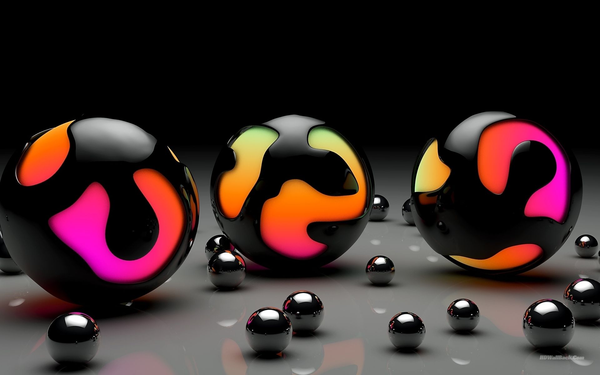 3D Balls Wallpaper HD. HD Wallpaper, HD Background, Tumblr Background, Image, Picture