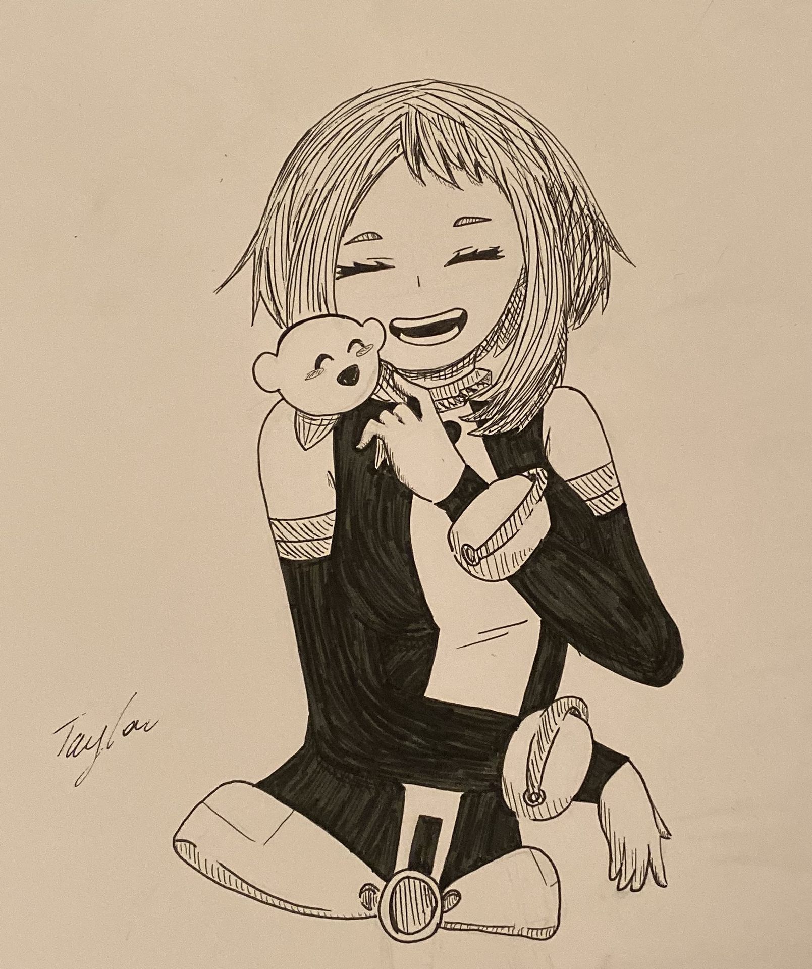 My Art On a Low Quality Sketchbook is a human kirby