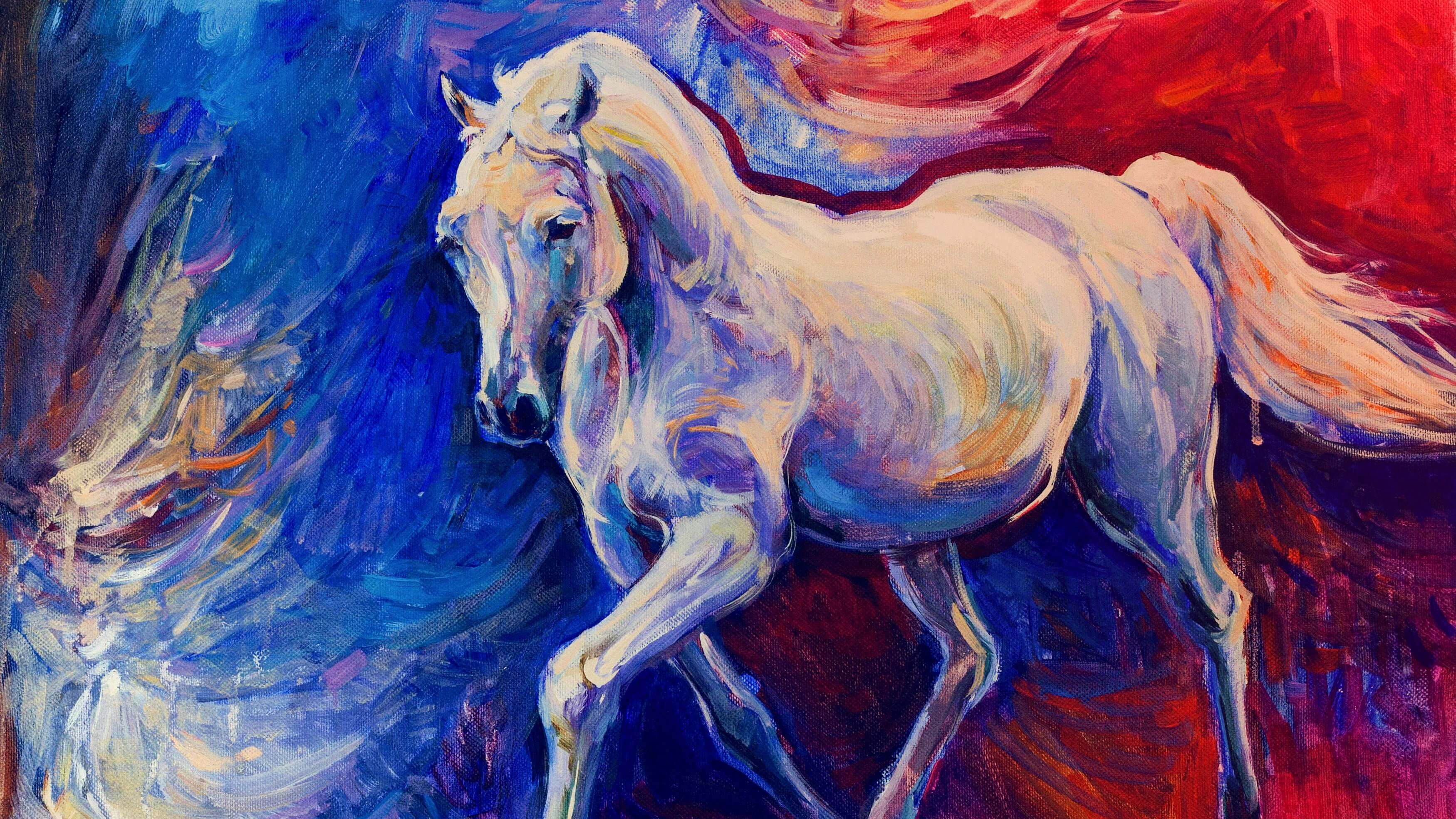 Horse Art Wallpaper Free Horse Art Background