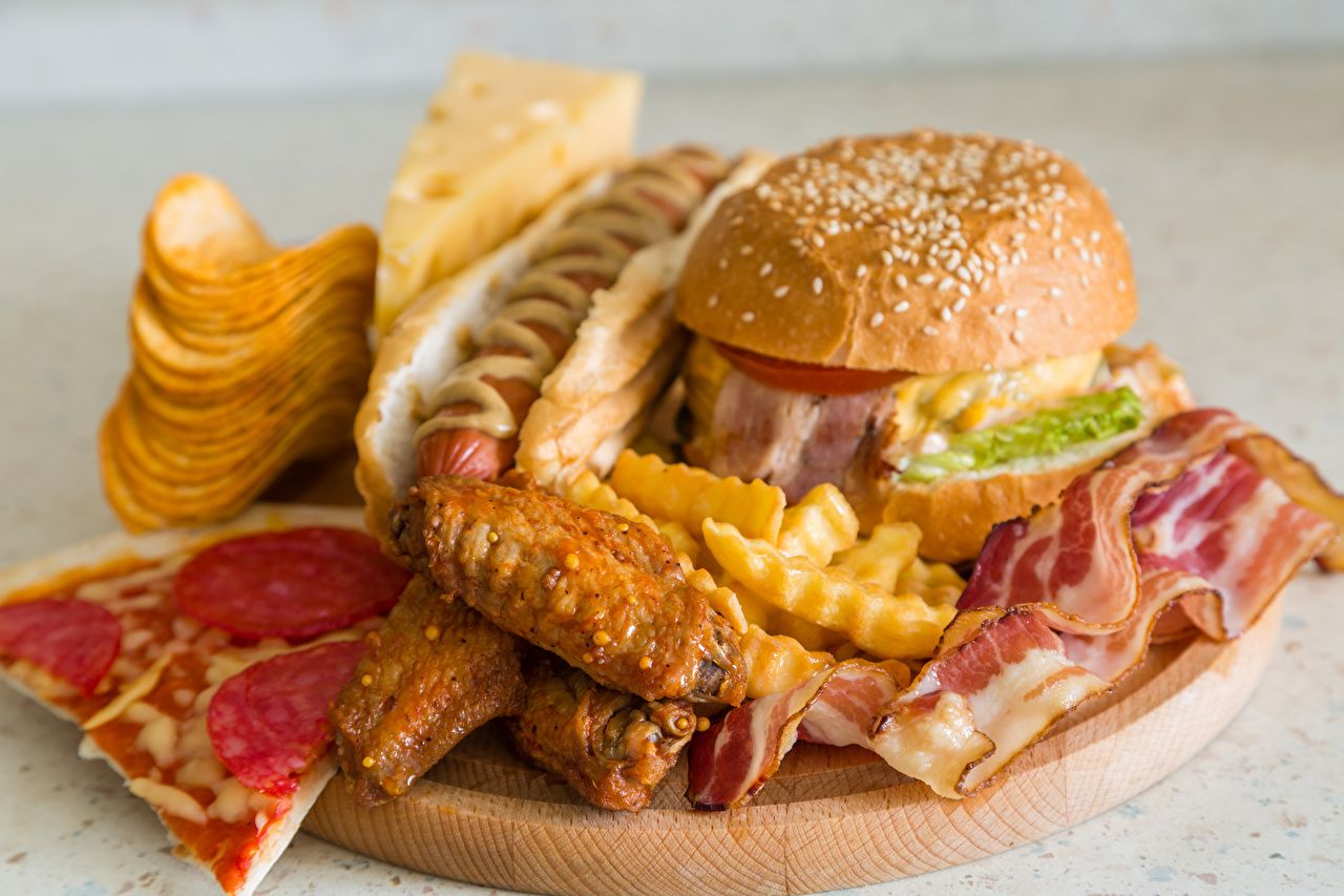 Photo Food Pizza crisps Hot dog Hamburger Fast food Senape Meat