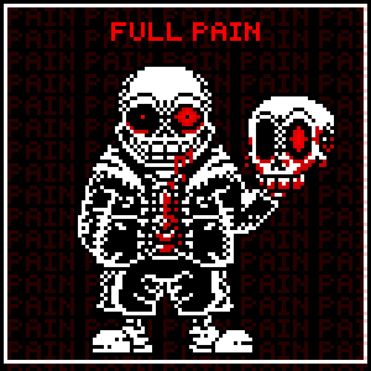 Pixilart Pain Insanity Sans By Sinful Mistake