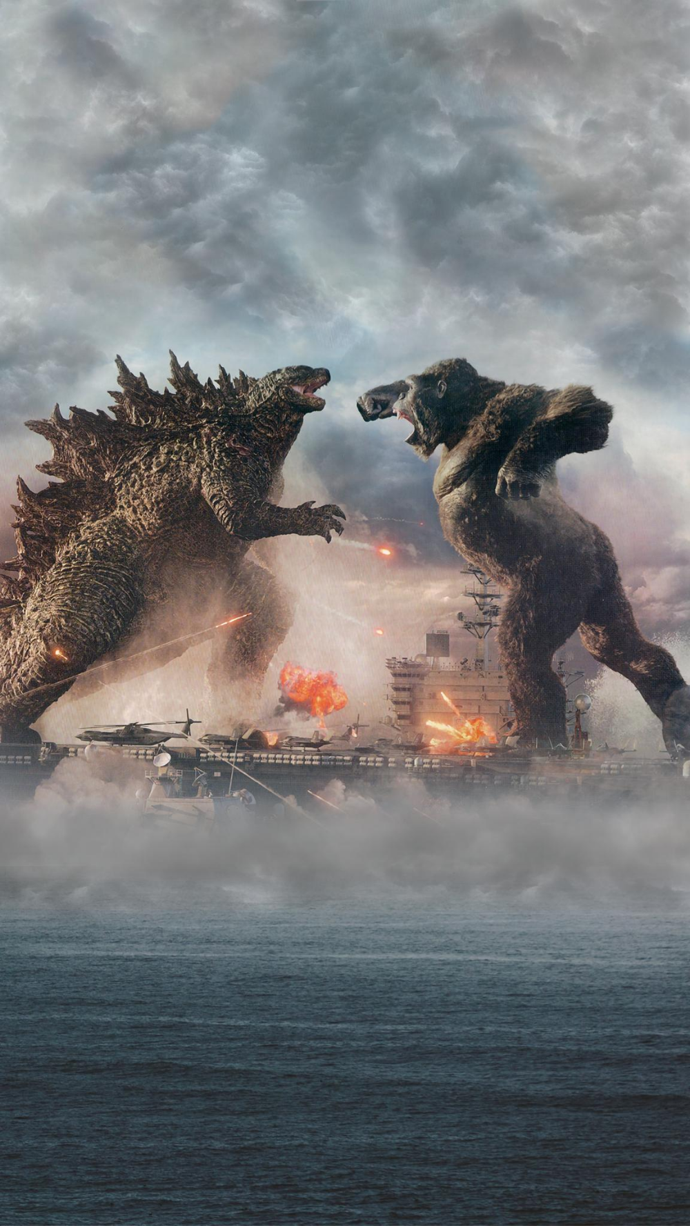 Godzilla vs Kong wallpaper attempt. Kong godzilla, King kong vs godzilla, Godzilla wallpaper