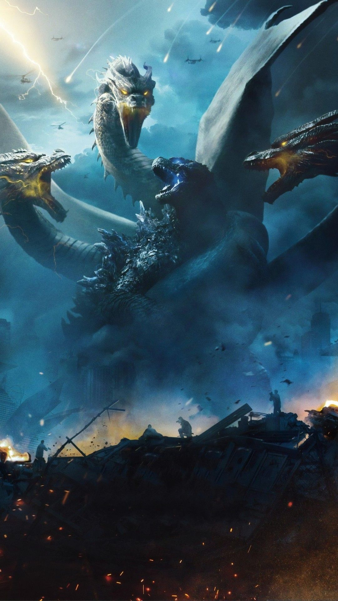 Godzilla King of the Monsters 2019 Full Movie Poster Movie Poster Wallpaper HD