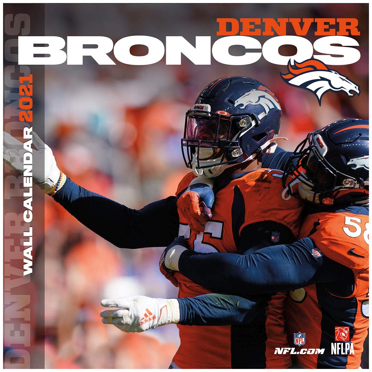 Denver Broncos 2021 Calendar: Lang Companies, Inc.: 0841622145430: Books