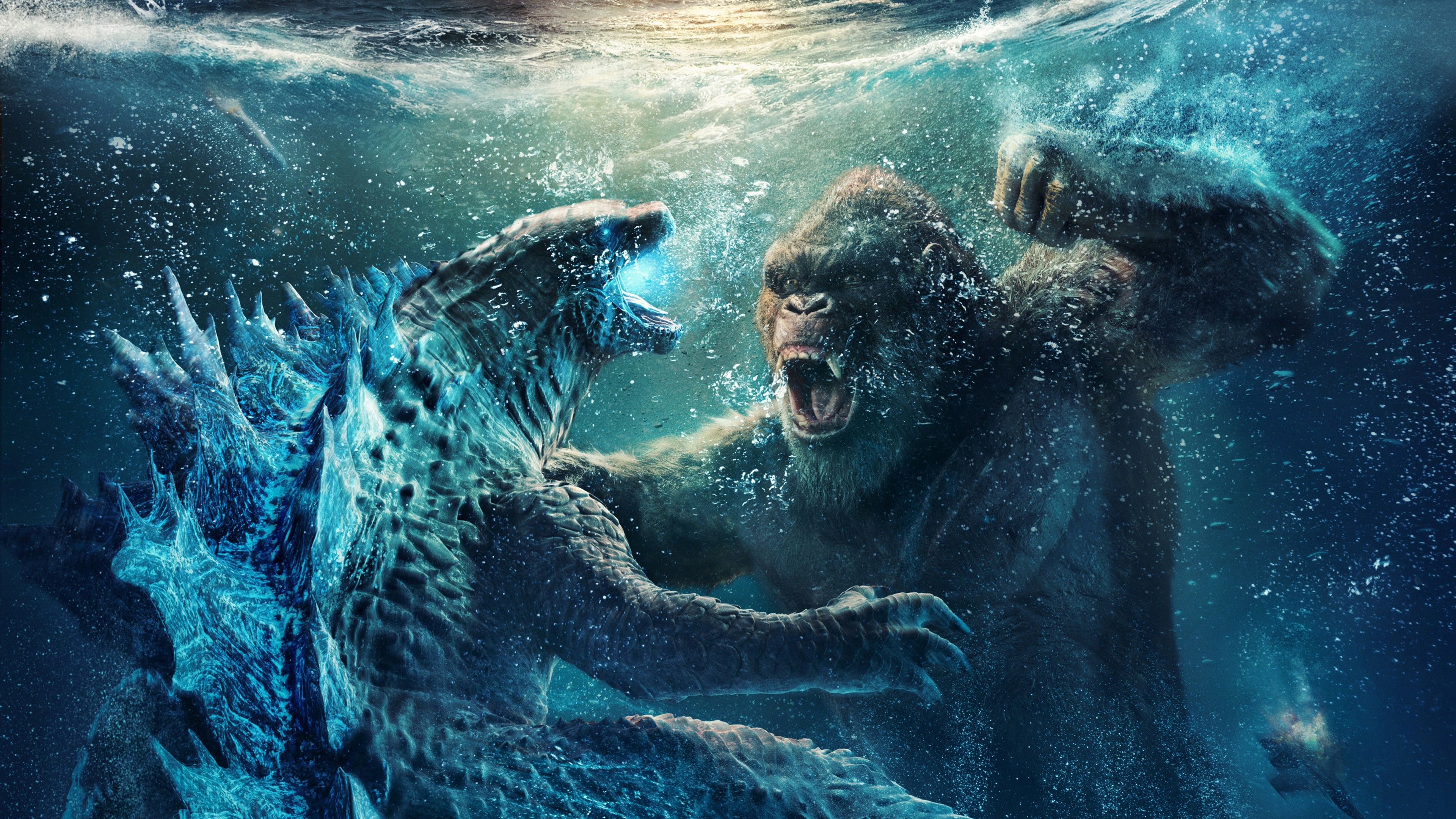 Godzilla vs Kong 4K Wallpaper, 2021 Movies, Movies