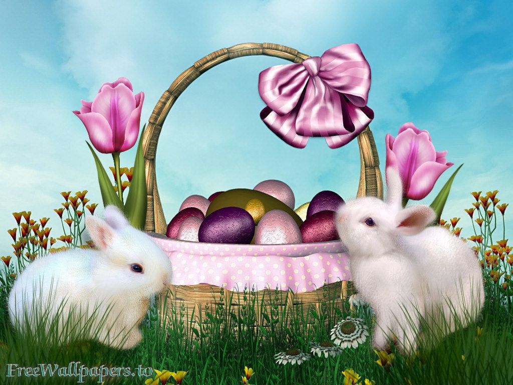 Easter Backdrops Scene