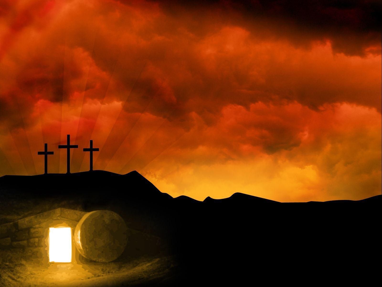 Happy Easter Christian Background