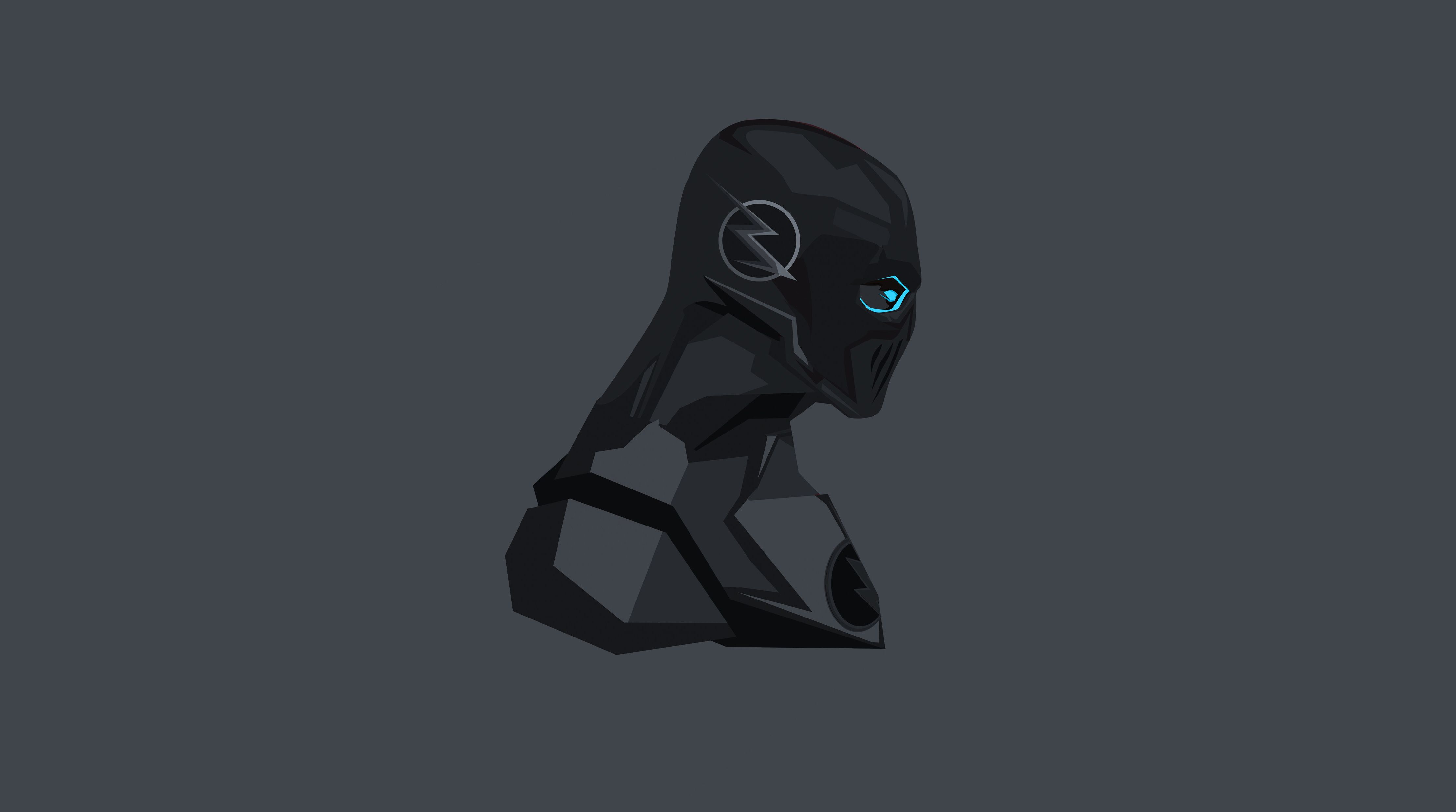 Black Flash Minimalism 4k, HD Superheroes, 4k Wallpaper, Image, Background, Photo and Picture