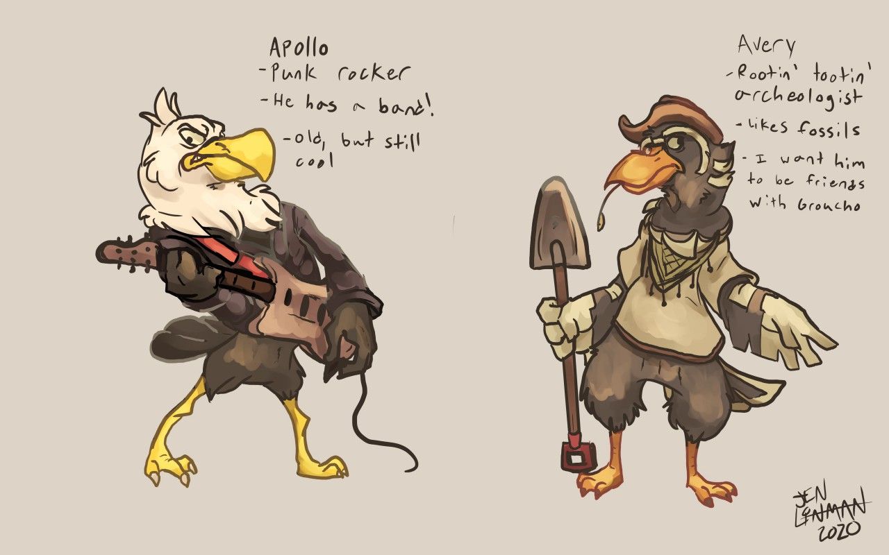 ACNH Apollo and Avery by Doodle_Bunny - Fur Affinity [dot] net