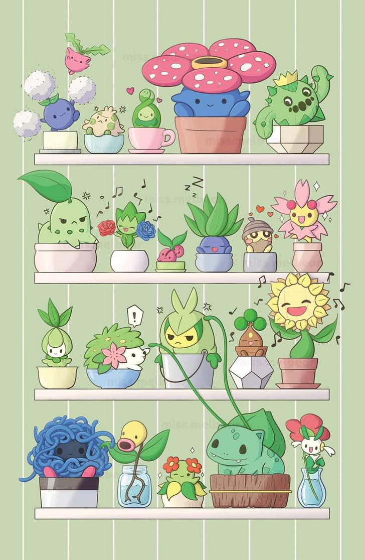 Petra. Plant pokemon, Cute pokemon wallpaper, Cute pokemon