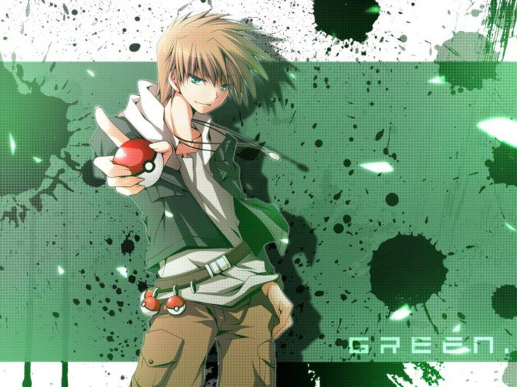 Green (Pokémon), Wallpaper Anime Image Board