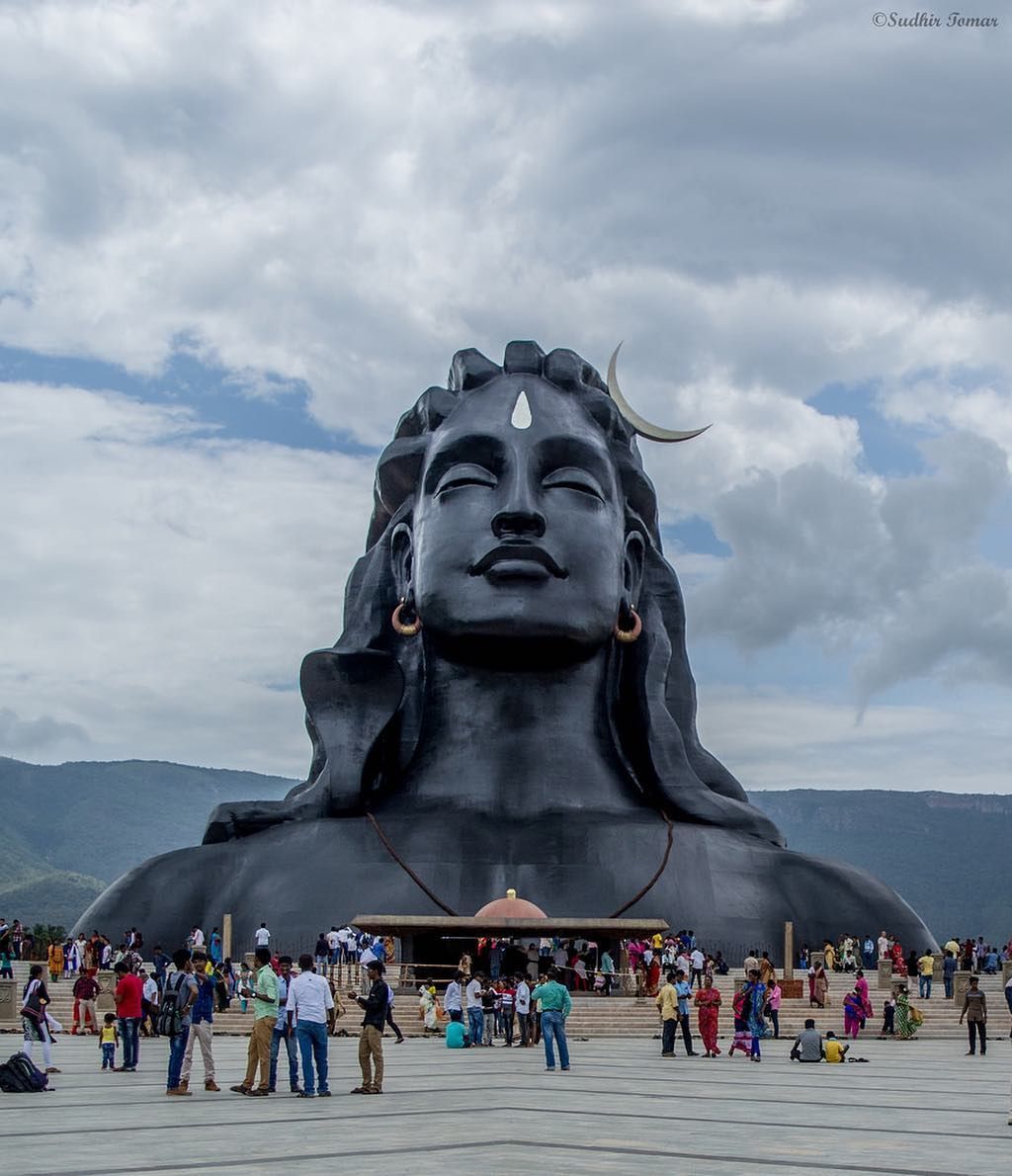 Coimbatore Adiyogi Shiva statue. Photography subjects, Beautiful wallpaper background, Shiva statue