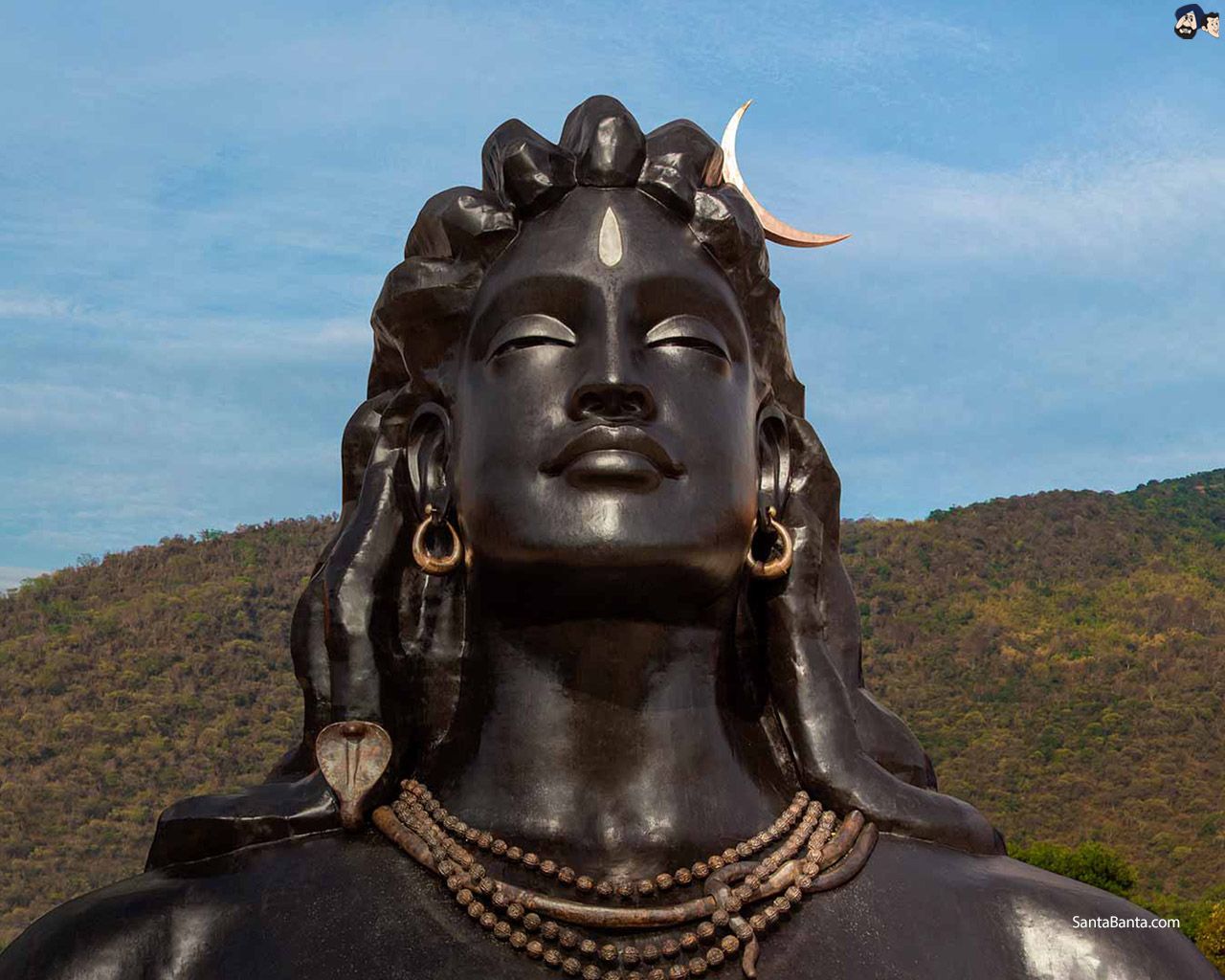 Adiyogi (the first yogi) Shiva statue at Coimbatore, Tamil Nadu