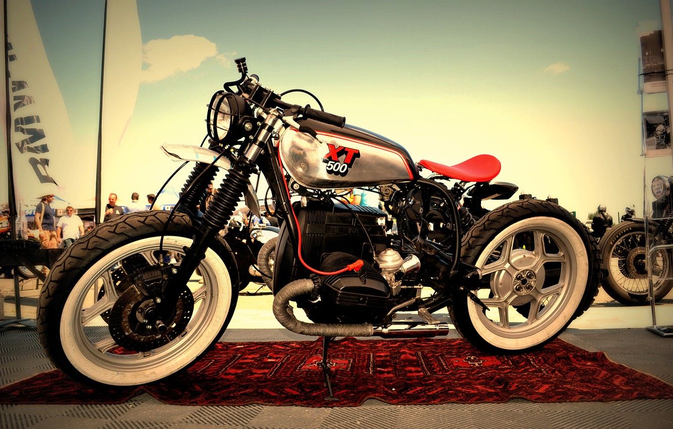 Wallpaper bmw, motorcycle, cafe racer, xt500 image for desktop, section мотоциклы