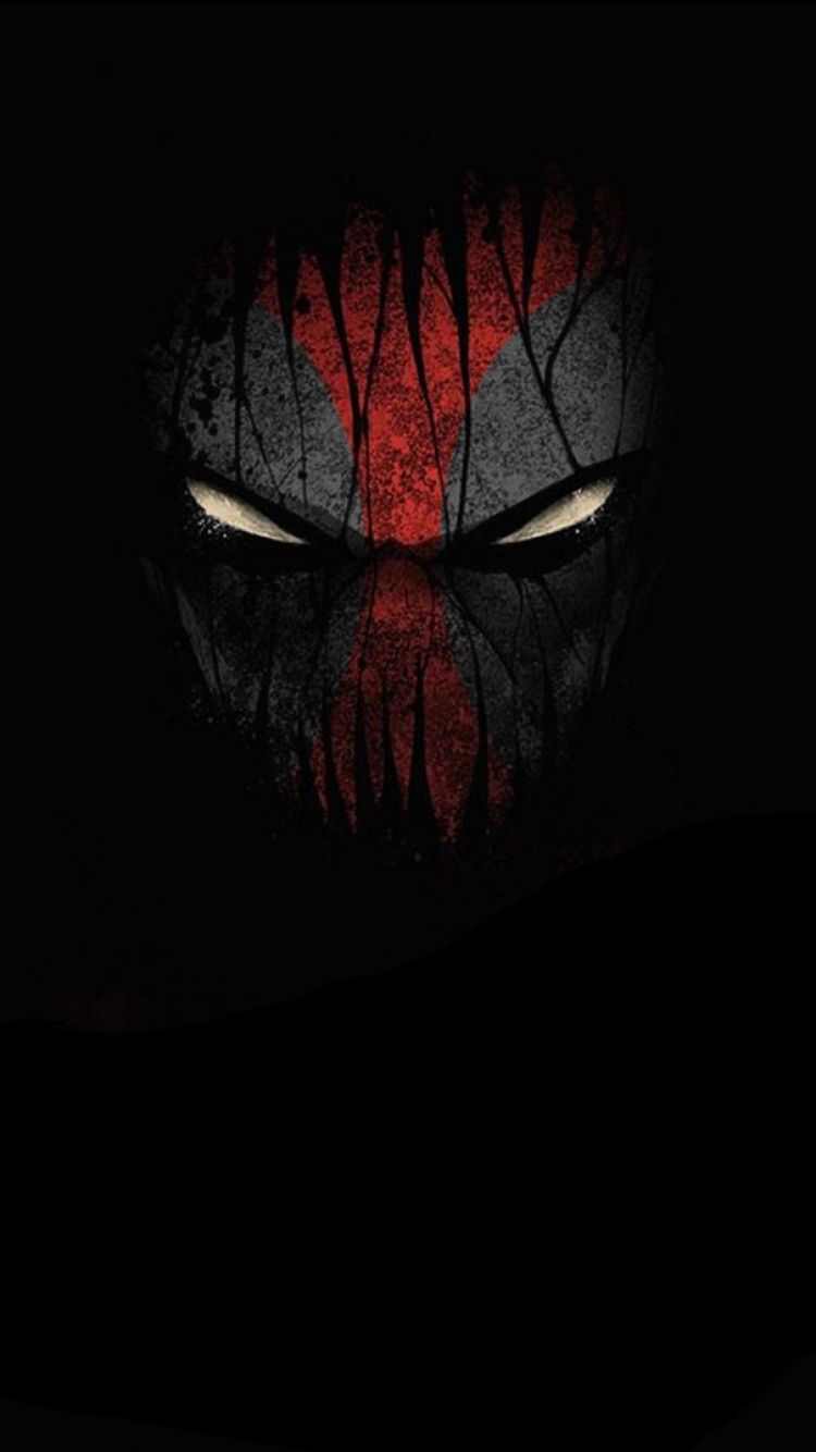 Deadpool Comic Dark iPhone 6 Wallpaper HD