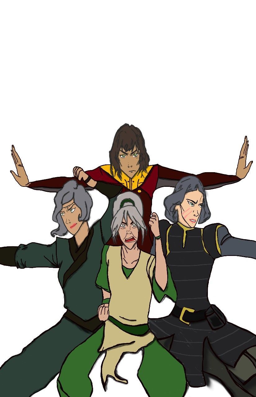The Beifong girls! Toph lin Suyin Opal. Avatar the last airbender, The last airbender, Avatar