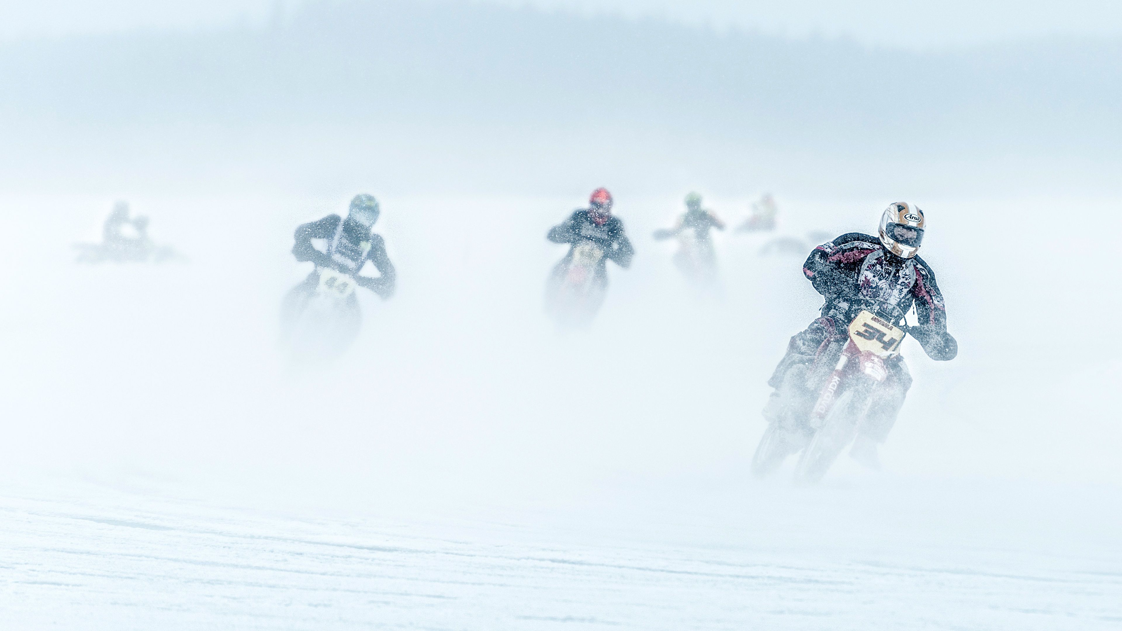 Wallpaper 4k Snow Bike Racing 4K Bike, racing, Snow, Vultus