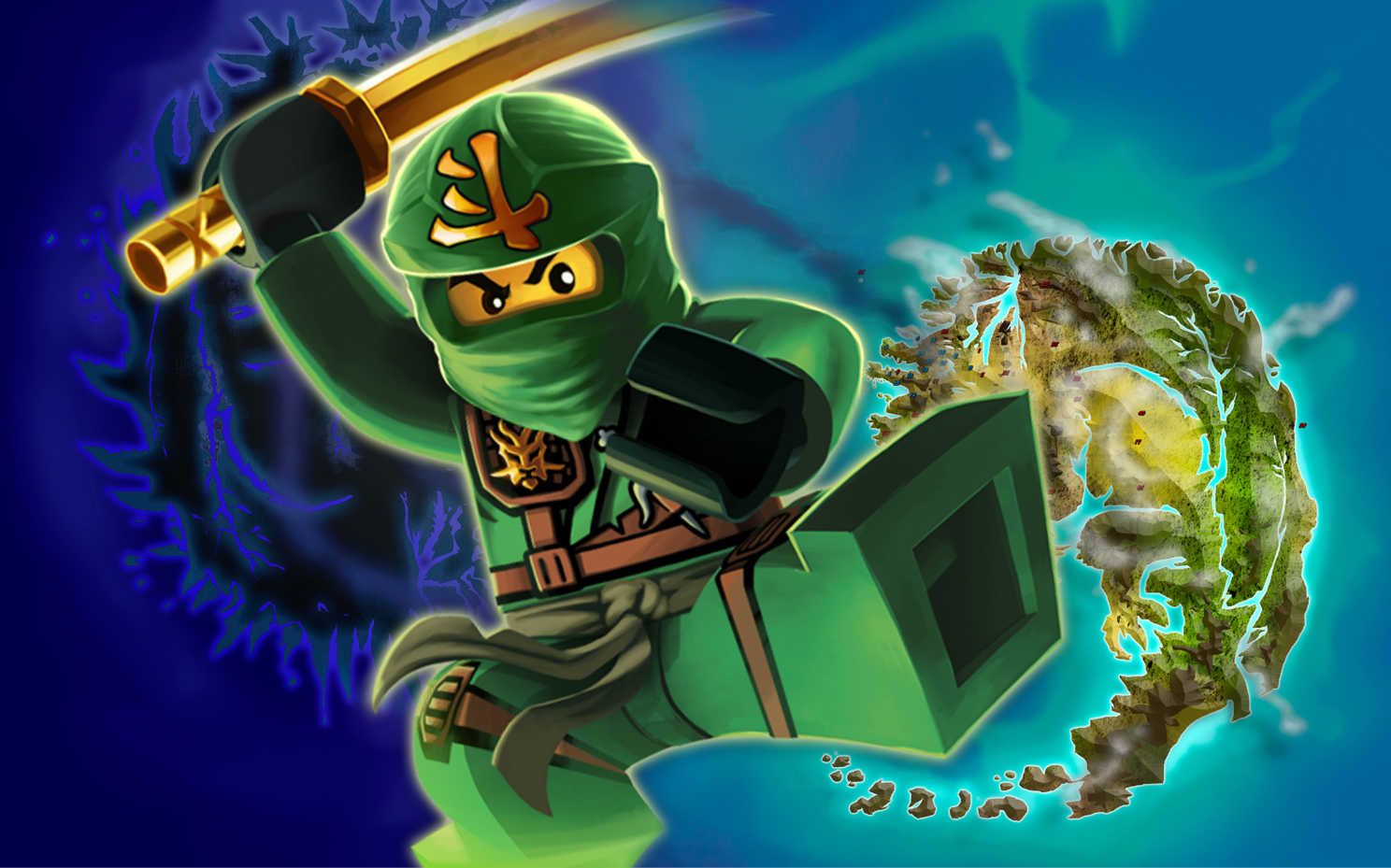 You Can Download Lego Ninjago In Your Computer By Clicking Lloyd Cake Topper HD Wallpaper