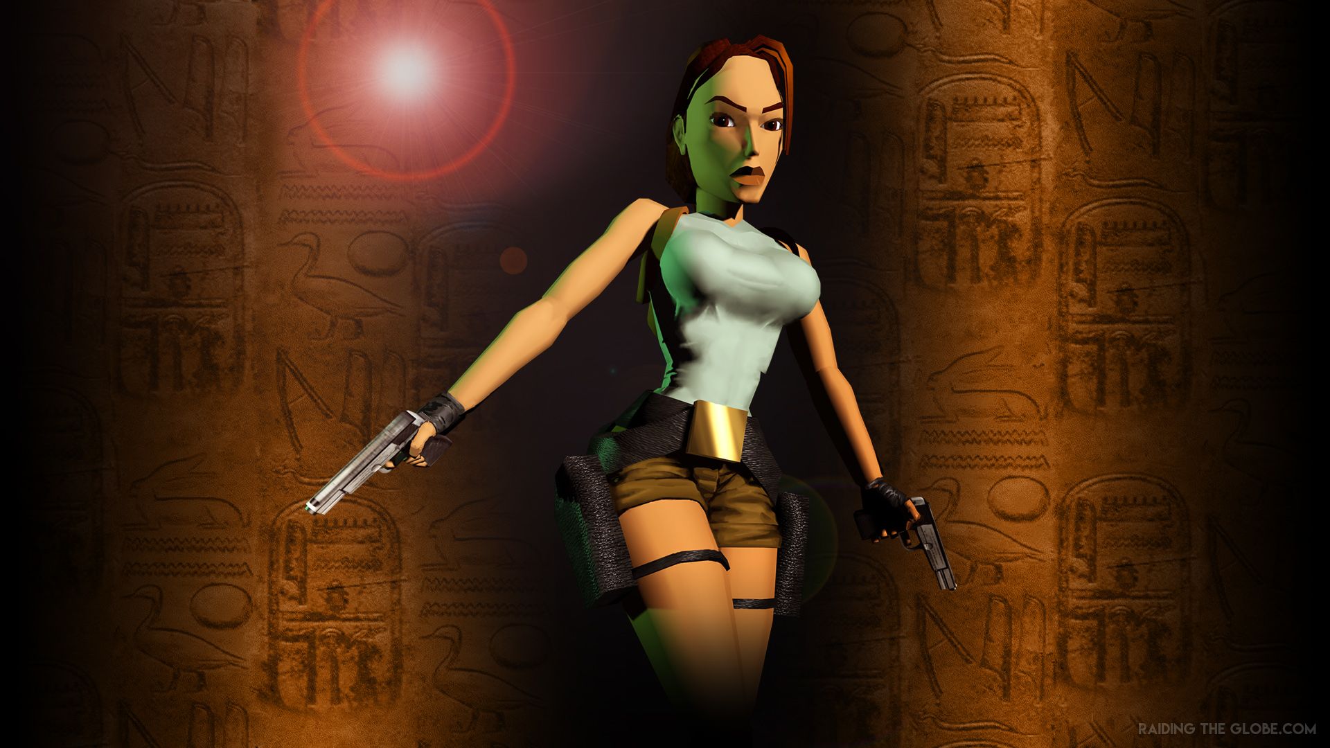 Tomb Raider I, Featuring Lara Croft Wallpaper The Globe