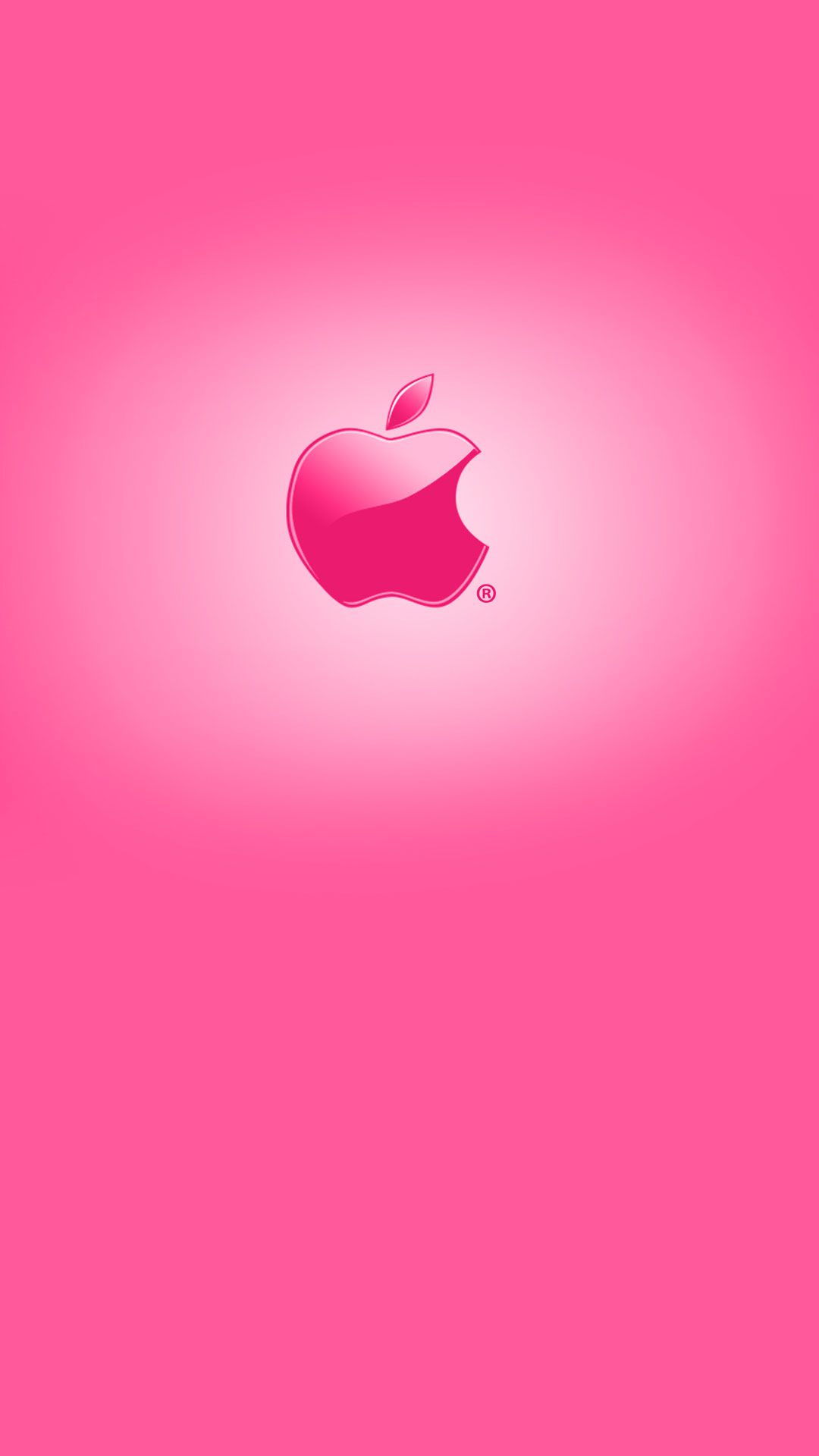 Pink Apple Logo Wallpaper