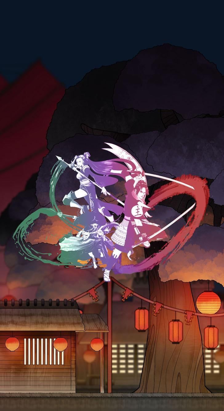 Mobile Wallpaper for Shujinkou, the Japanese Language Learning JRPG!