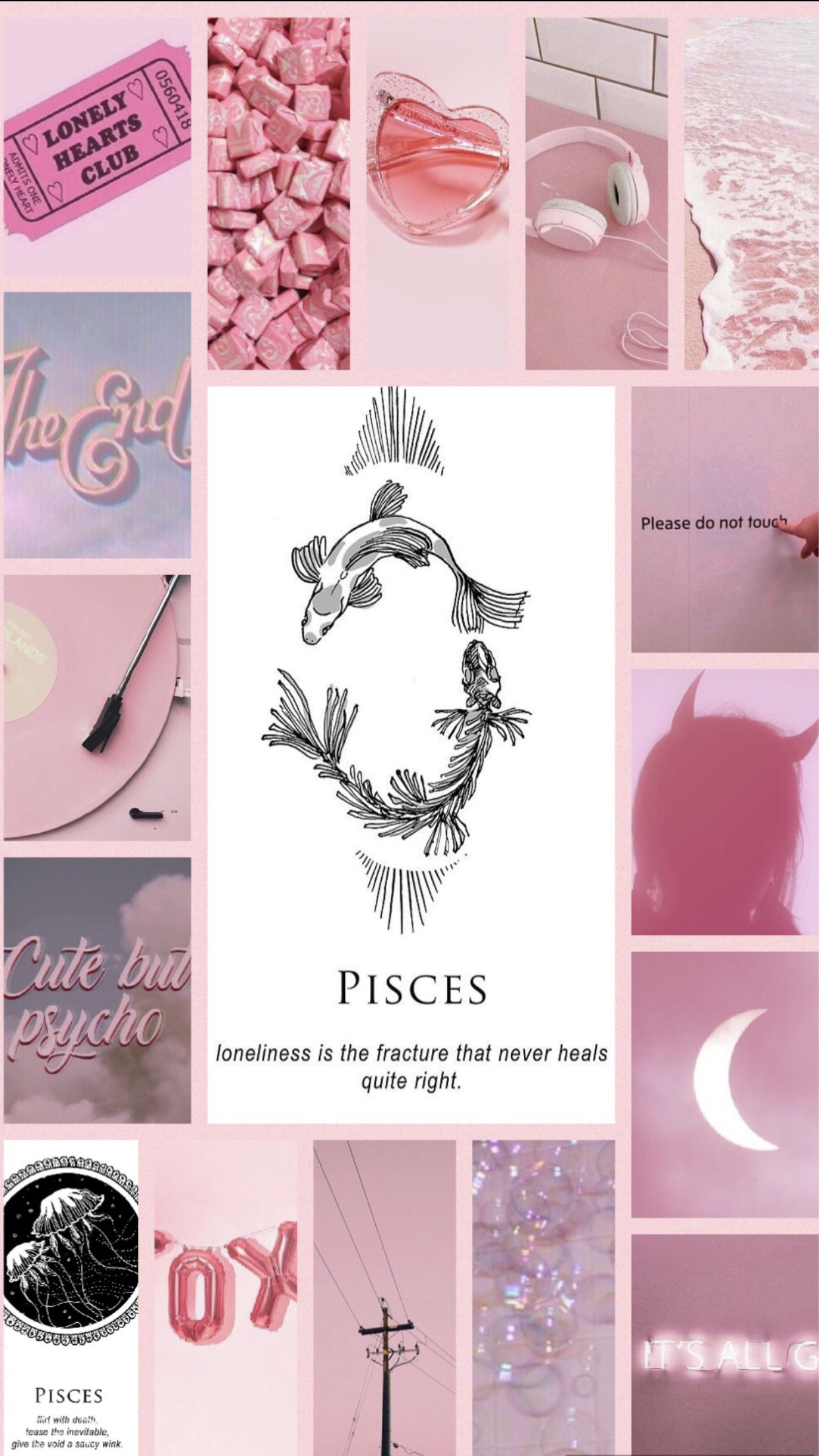 Pisces aesthetic wallpaper. Pink wallpaper iphone, Aesthetic iphone wallpaper, Pisces sign