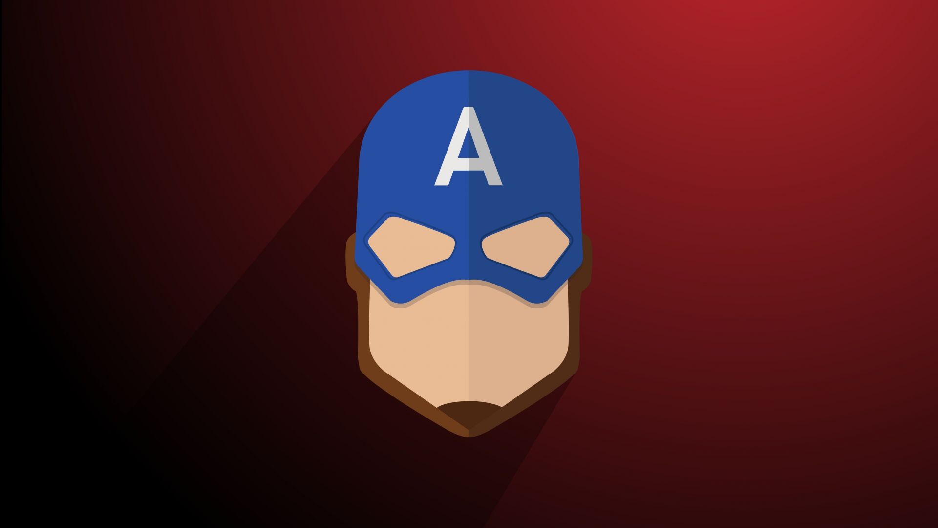 Desktop wallpaper captain america, logo, minimal, HD image, picture, background, 7d3853