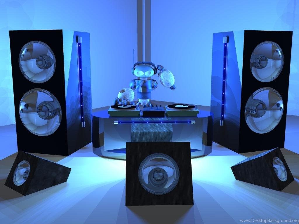 Wallpaper Sound Speaker Platinum Dj Blue Music Speakers 1024x768. Desktop Background