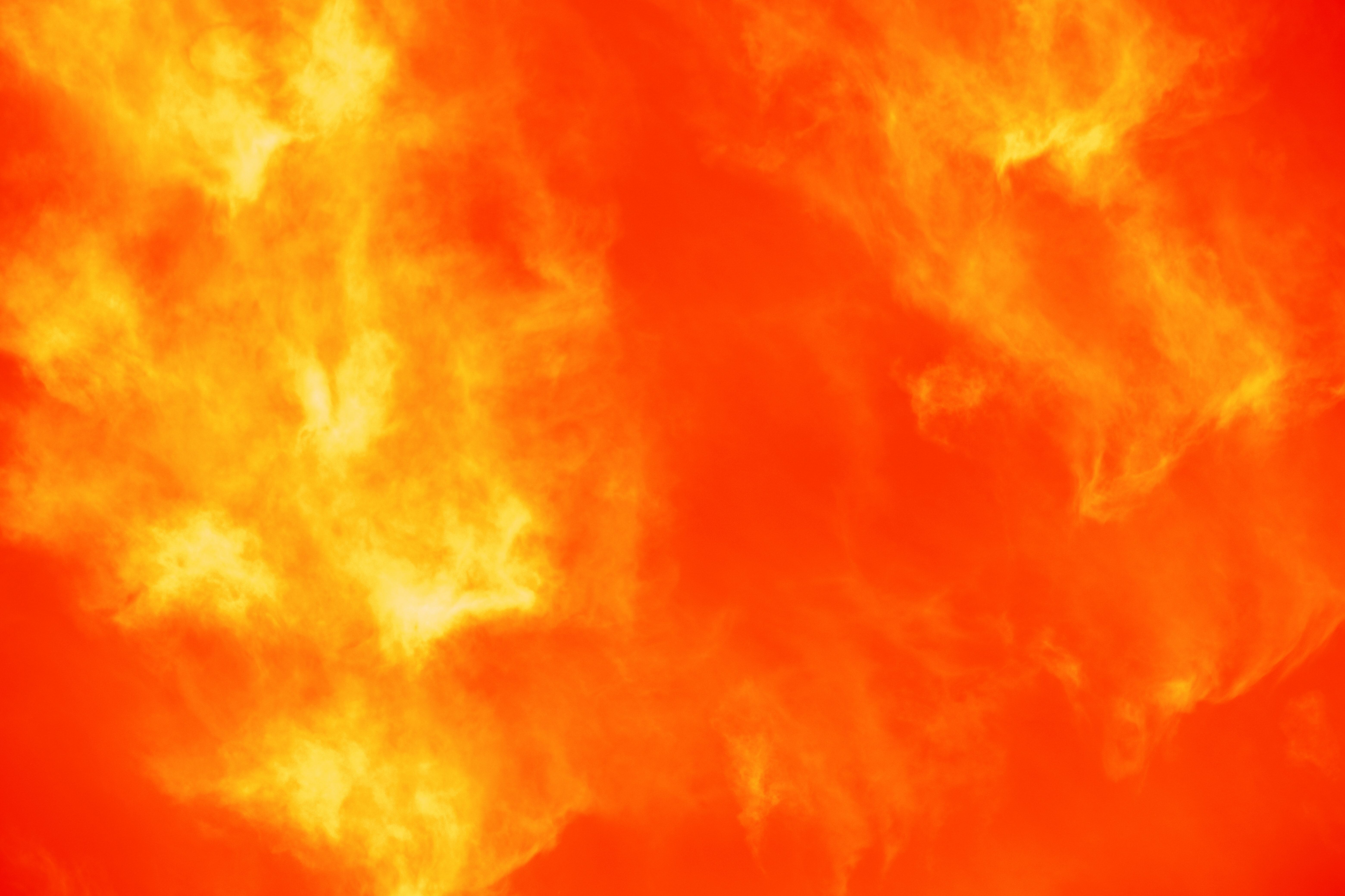 Download wallpaper 6240x4160 orange, gradient, smoke HD background