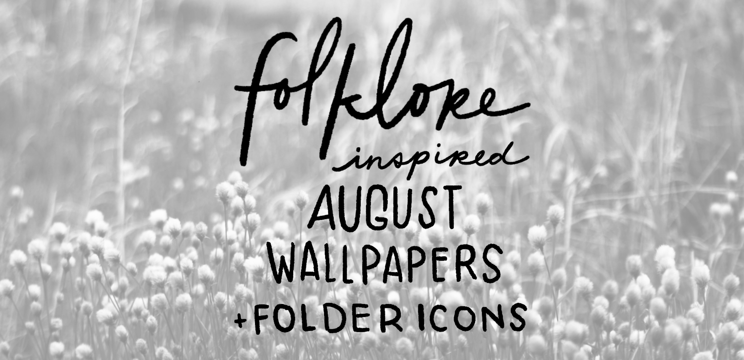 August 2020 Wallpaper and Folder Icon Bright Things