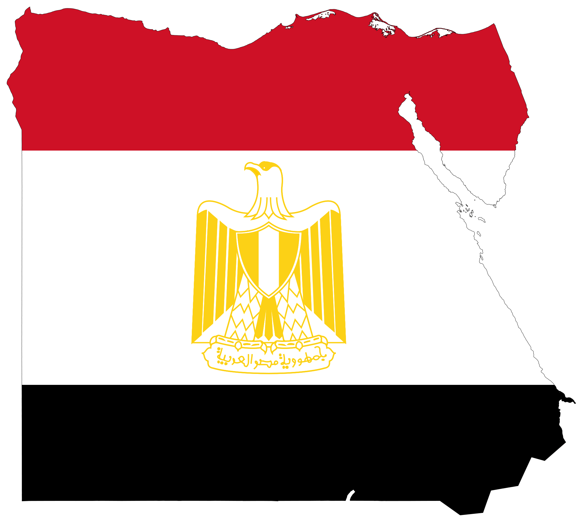 Egypt Flag Map. Egypt flag, Egypt map, Egyptian flag